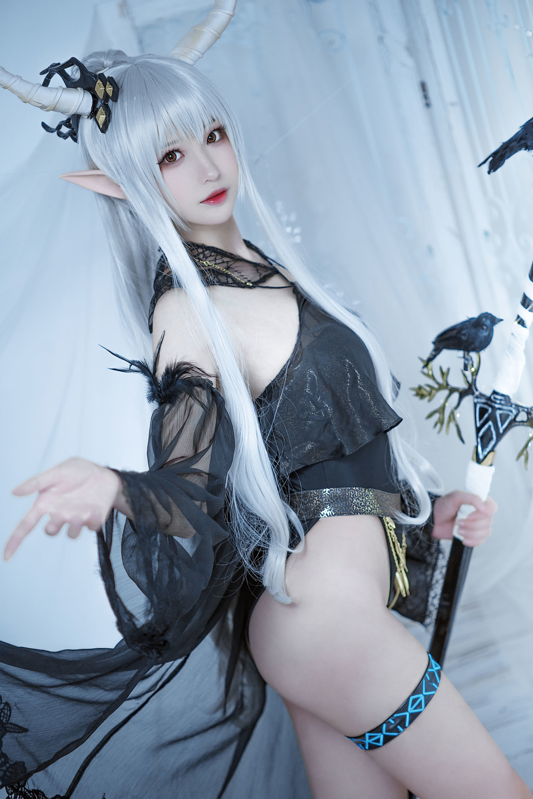 Coser小姐姐南宫 - 闪灵泳装-图7