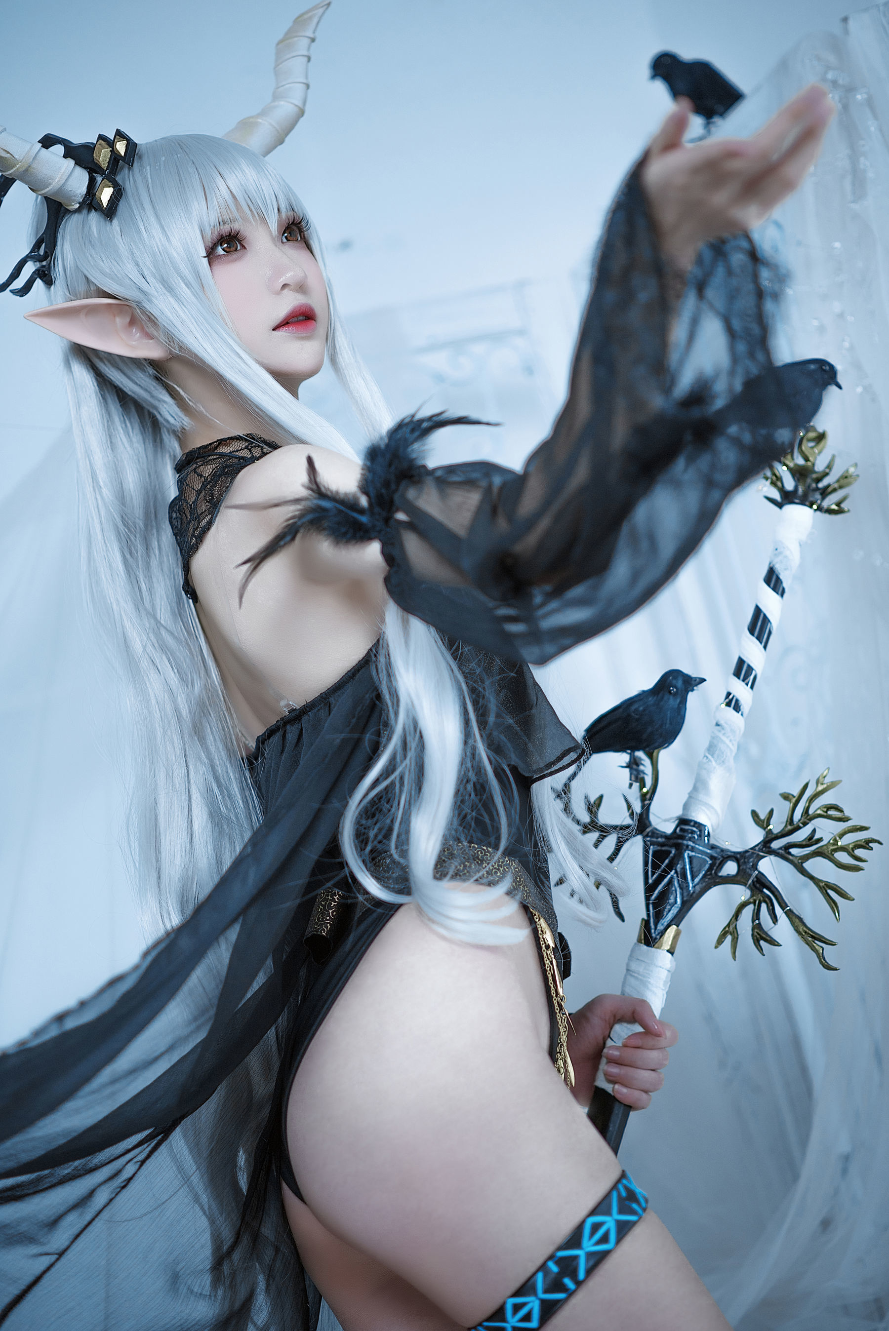Coser小姐姐南宫 - 闪灵泳装-图8