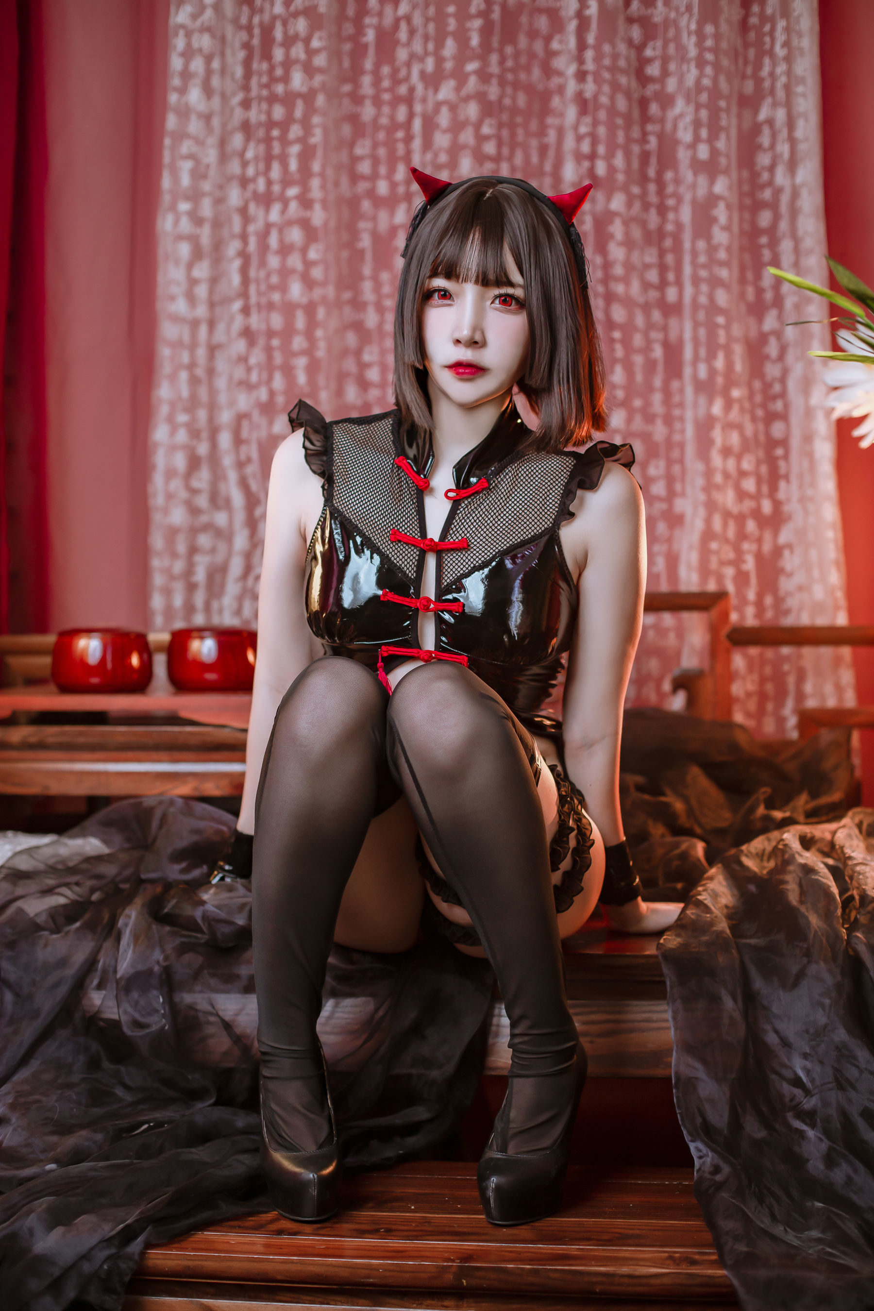 人气Coser二佐Nisa - 中华风小恶魔-图4