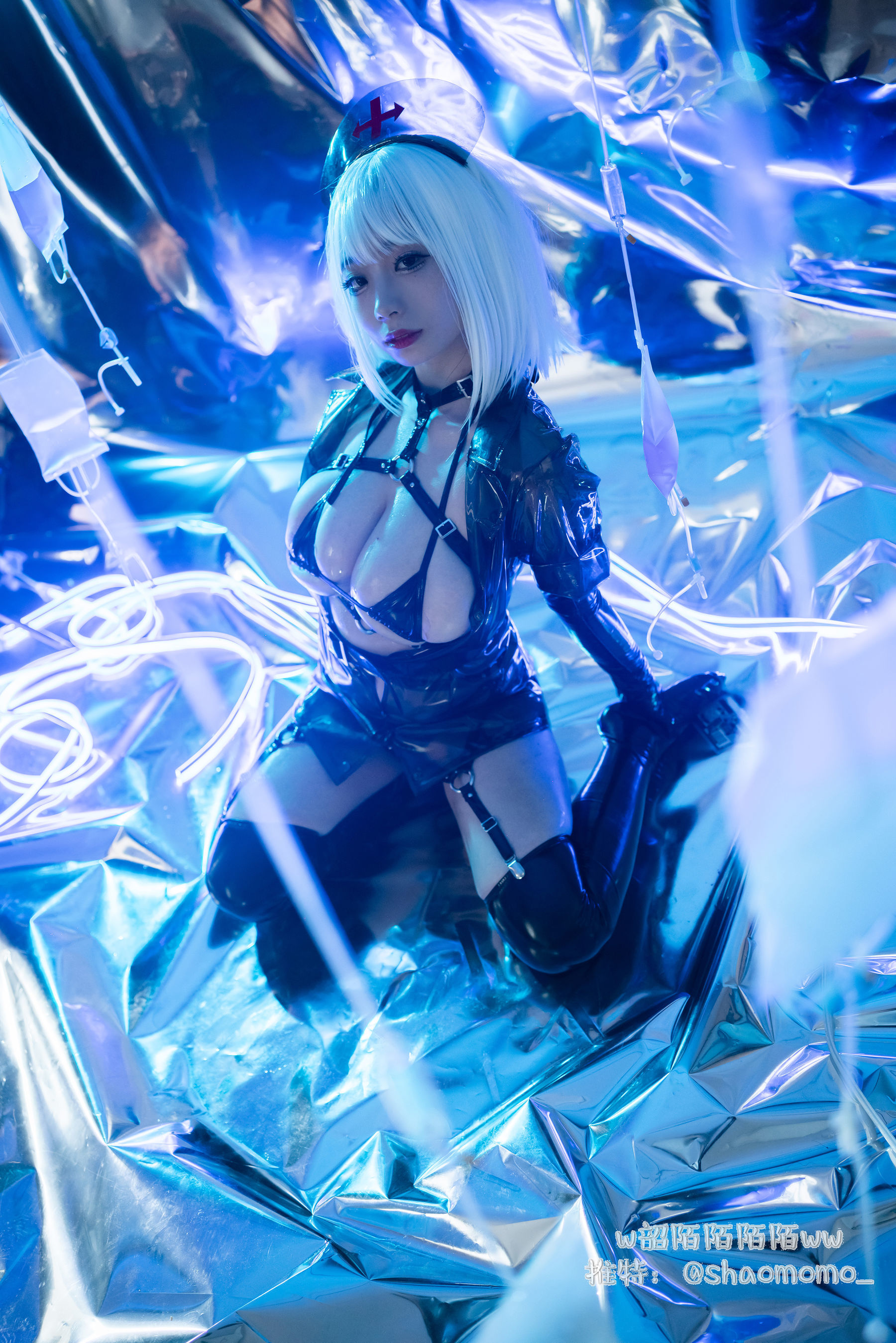 Cosplay美女韶陌陌 - 透明护士-图16