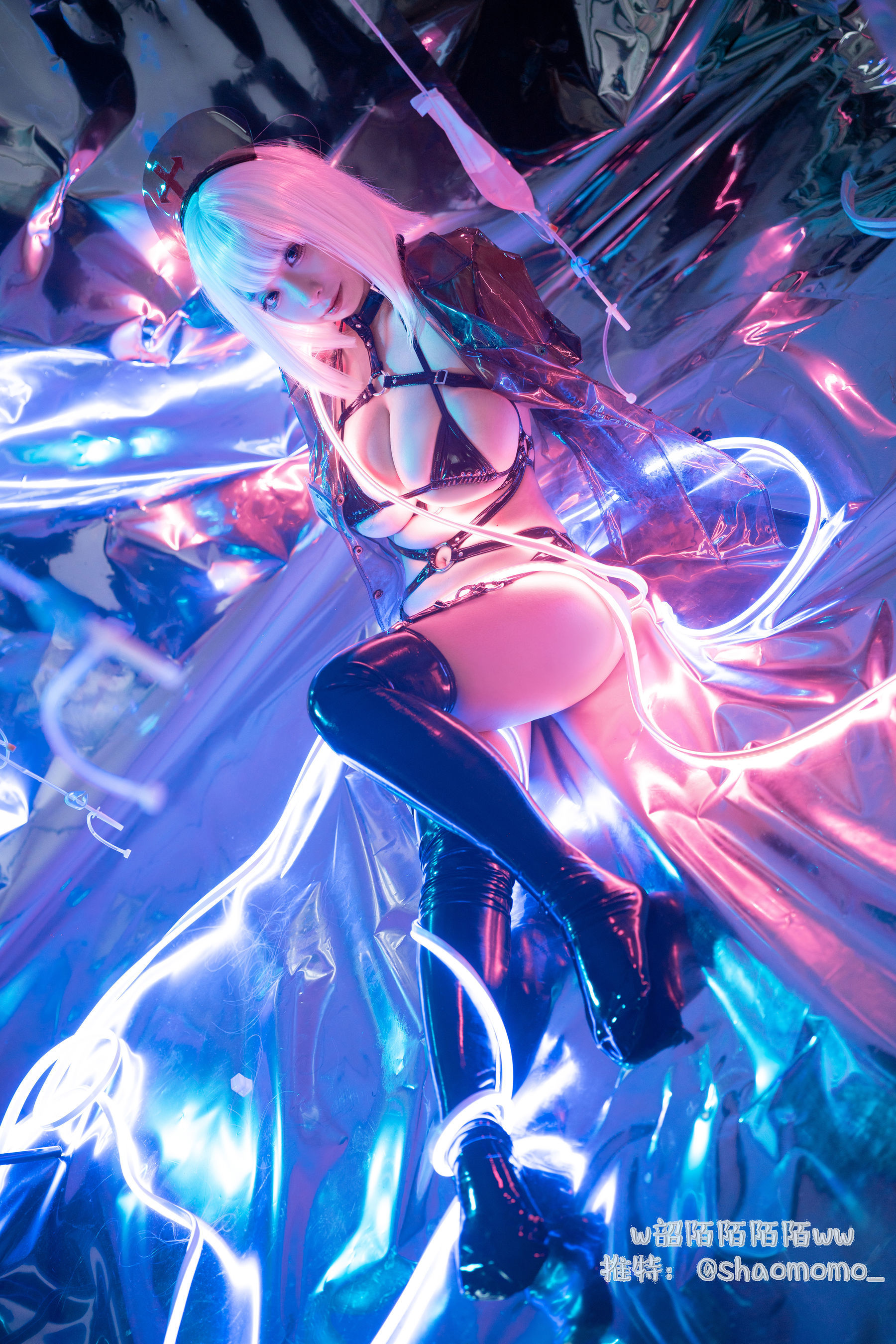Cosplay美女韶陌陌 - 透明护士-图22