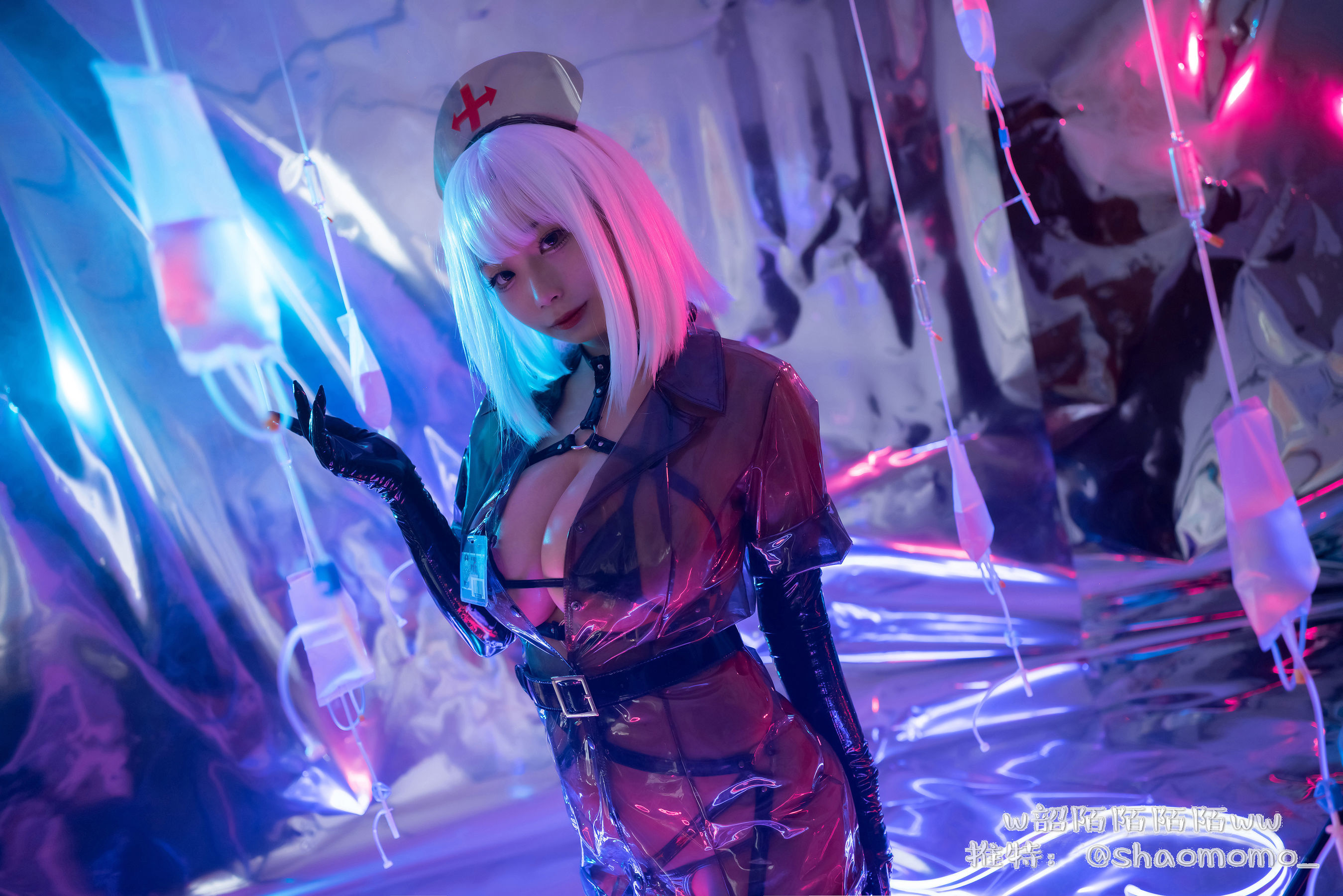 Cosplay美女韶陌陌 - 透明护士-图3