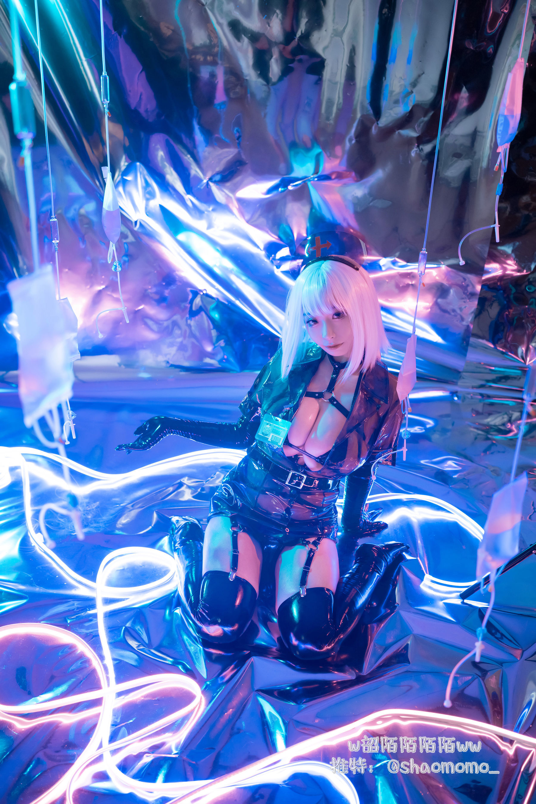 Cosplay美女韶陌陌 - 透明护士-图5