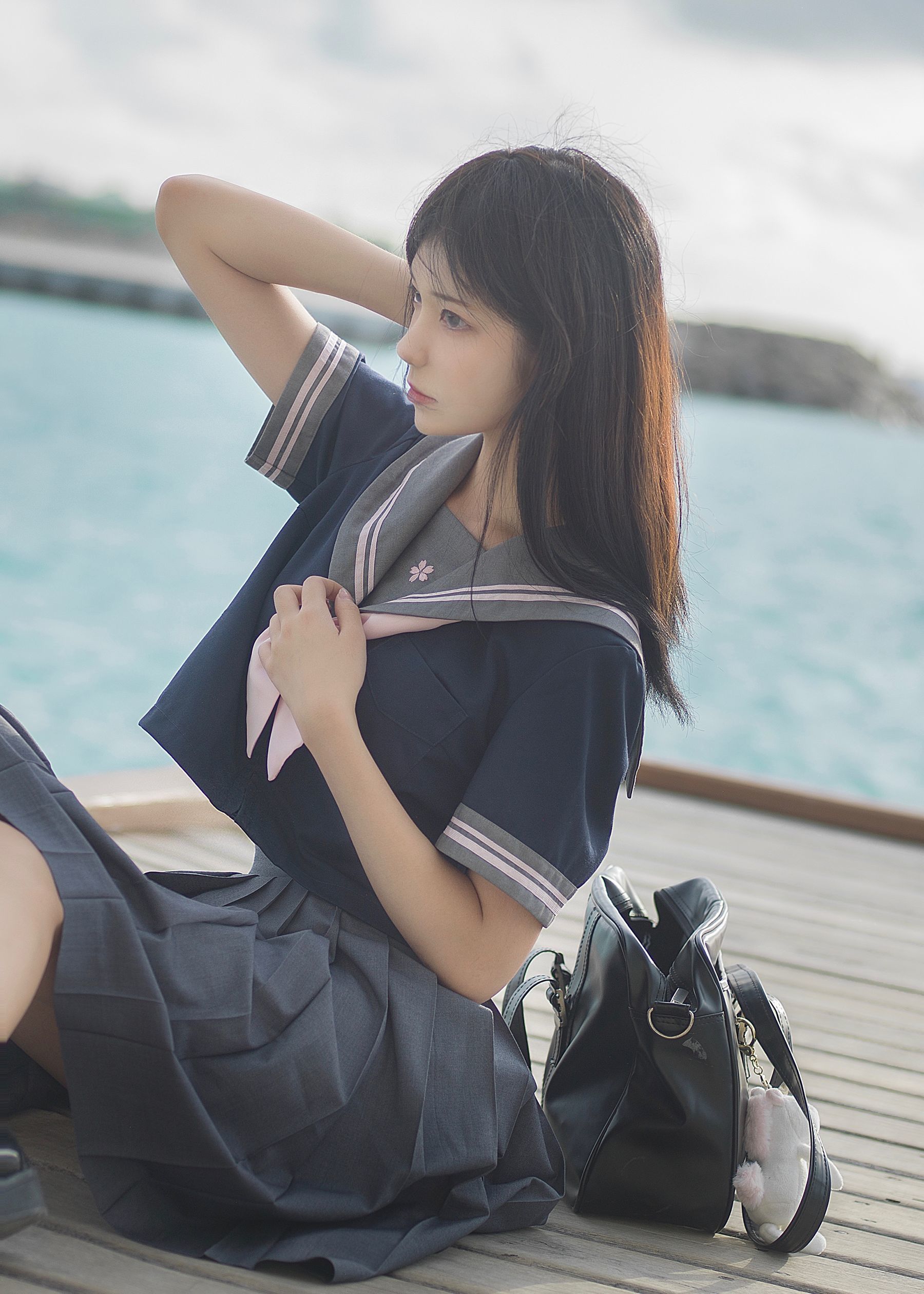 动漫博主南桃Momoko - 蓝jk-图10