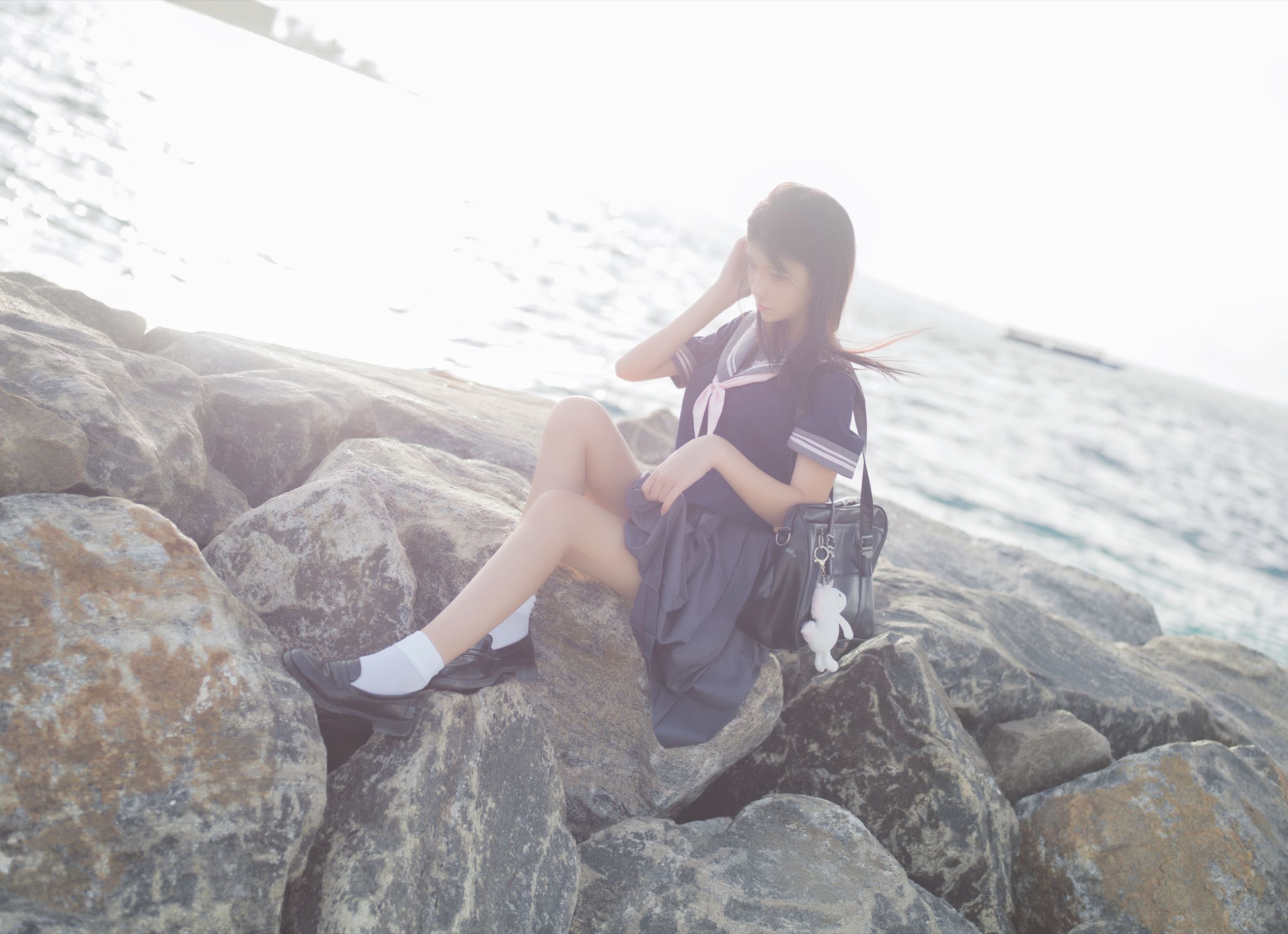 动漫博主南桃Momoko - 蓝jk-图1