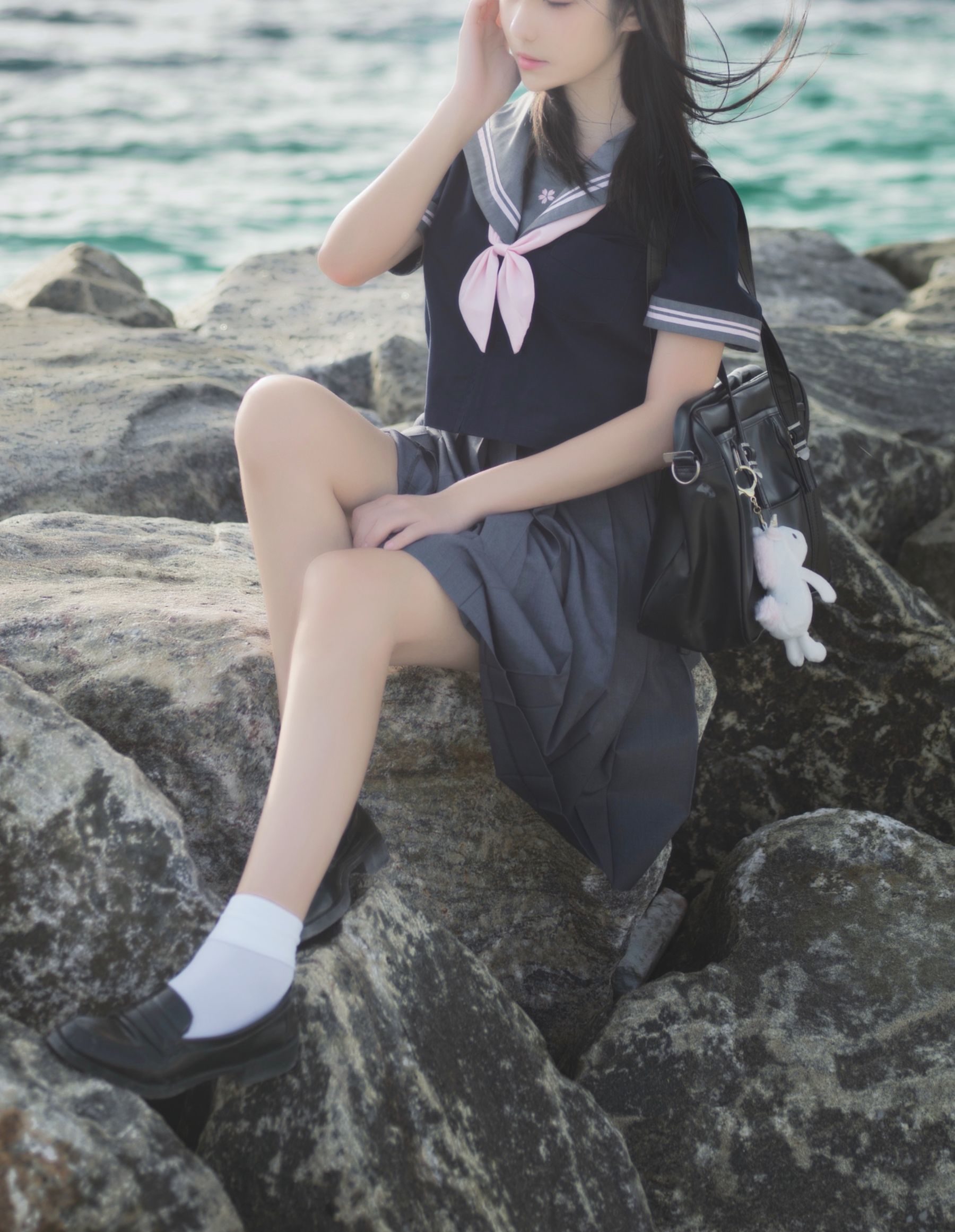 动漫博主南桃Momoko - 蓝jk-图2