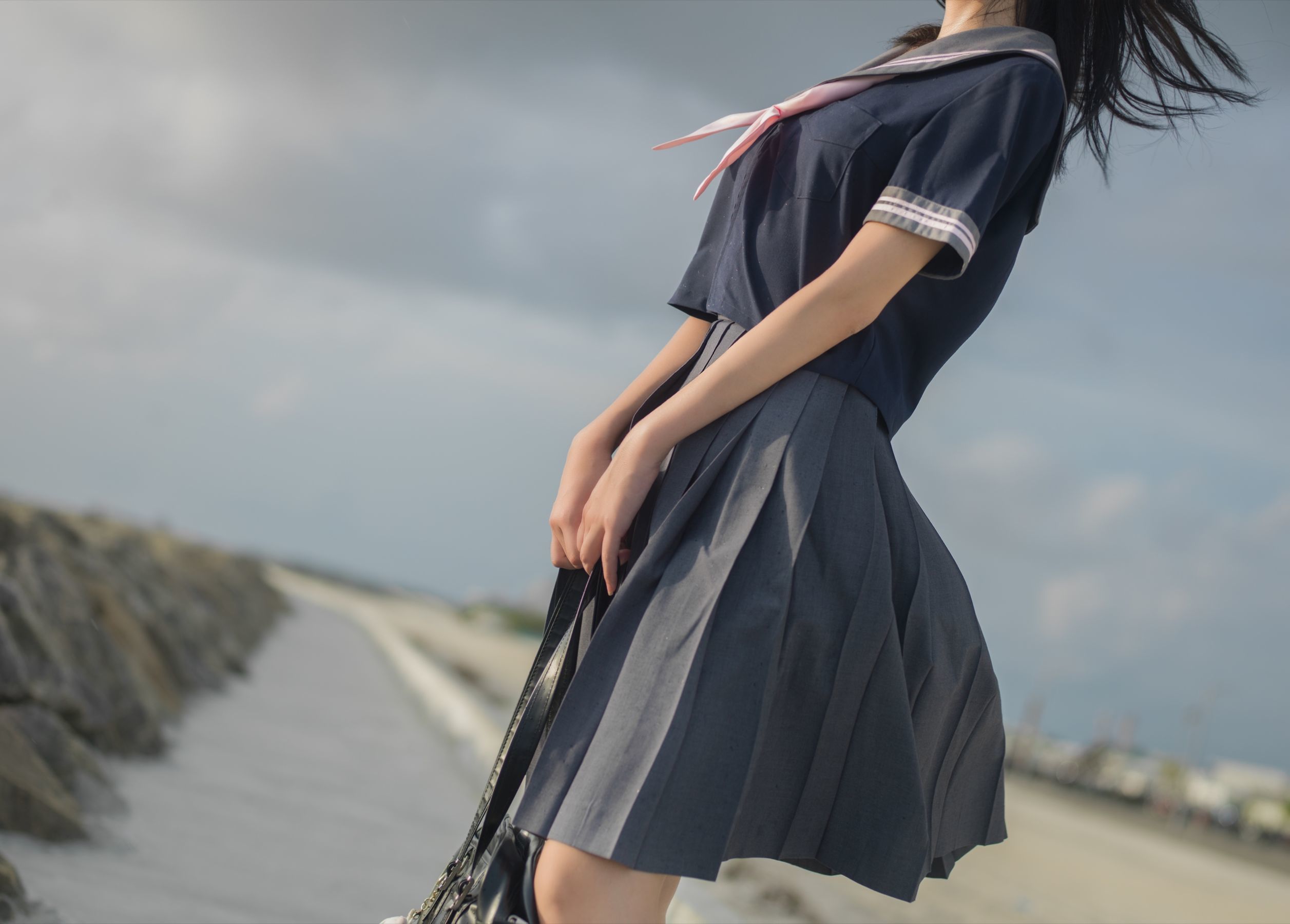 动漫博主南桃Momoko - 蓝jk-图3