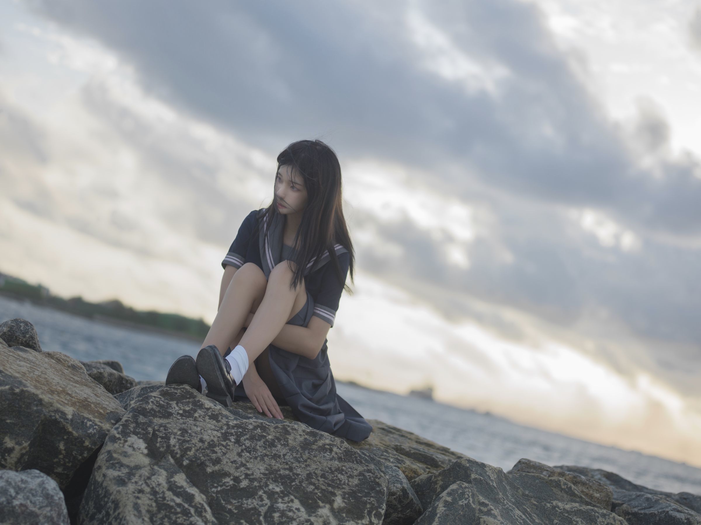 动漫博主南桃Momoko - 蓝jk-图8