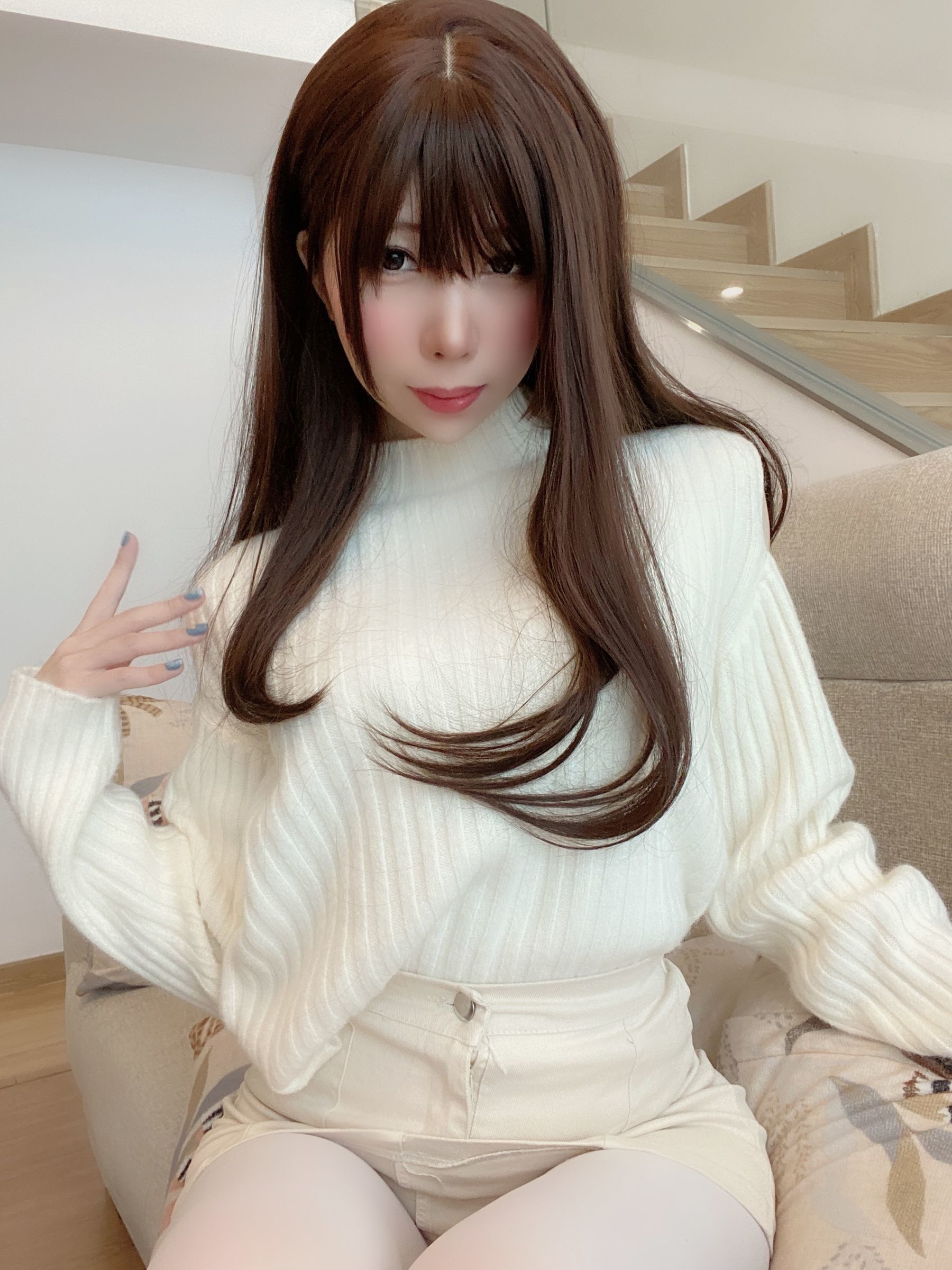 二次元巨乳美女鹿野希 - 草莓女友-图10