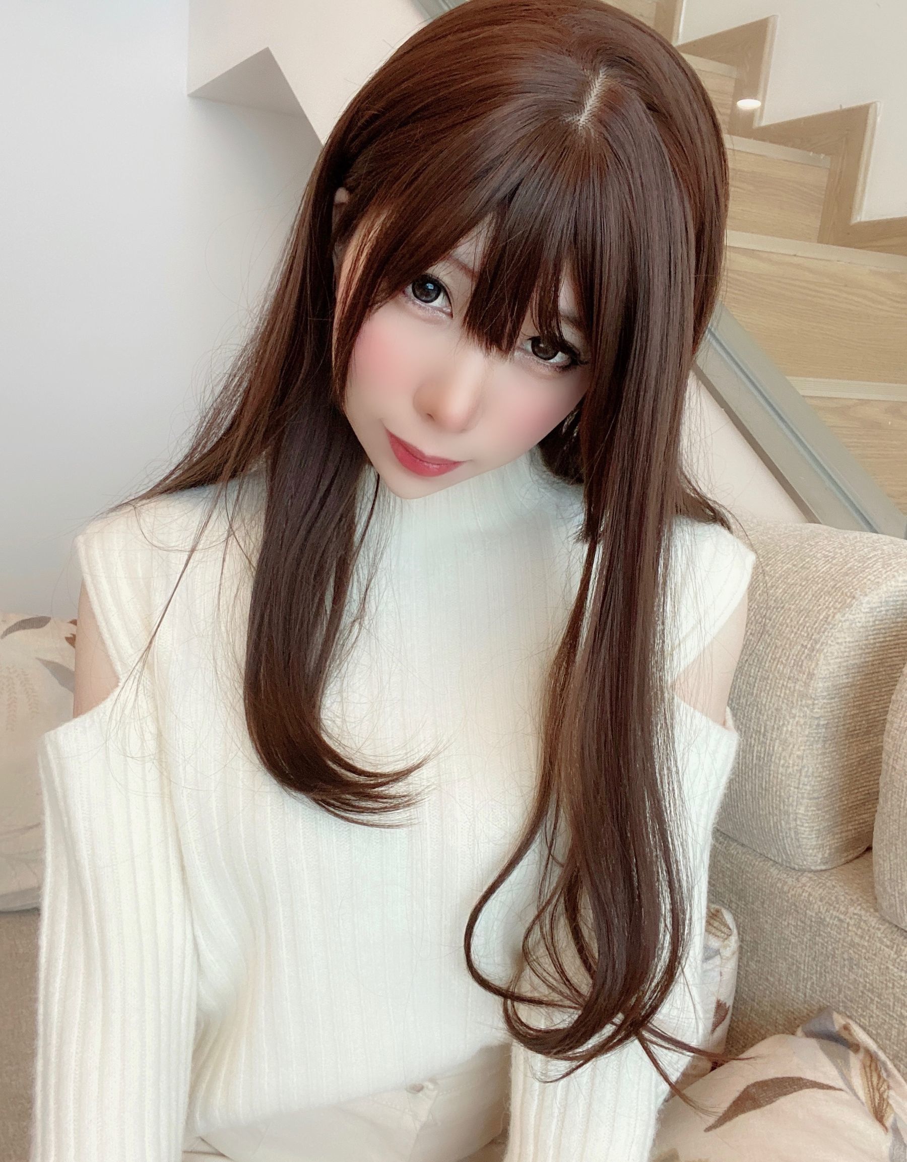 二次元巨乳美女鹿野希 - 草莓女友-图1