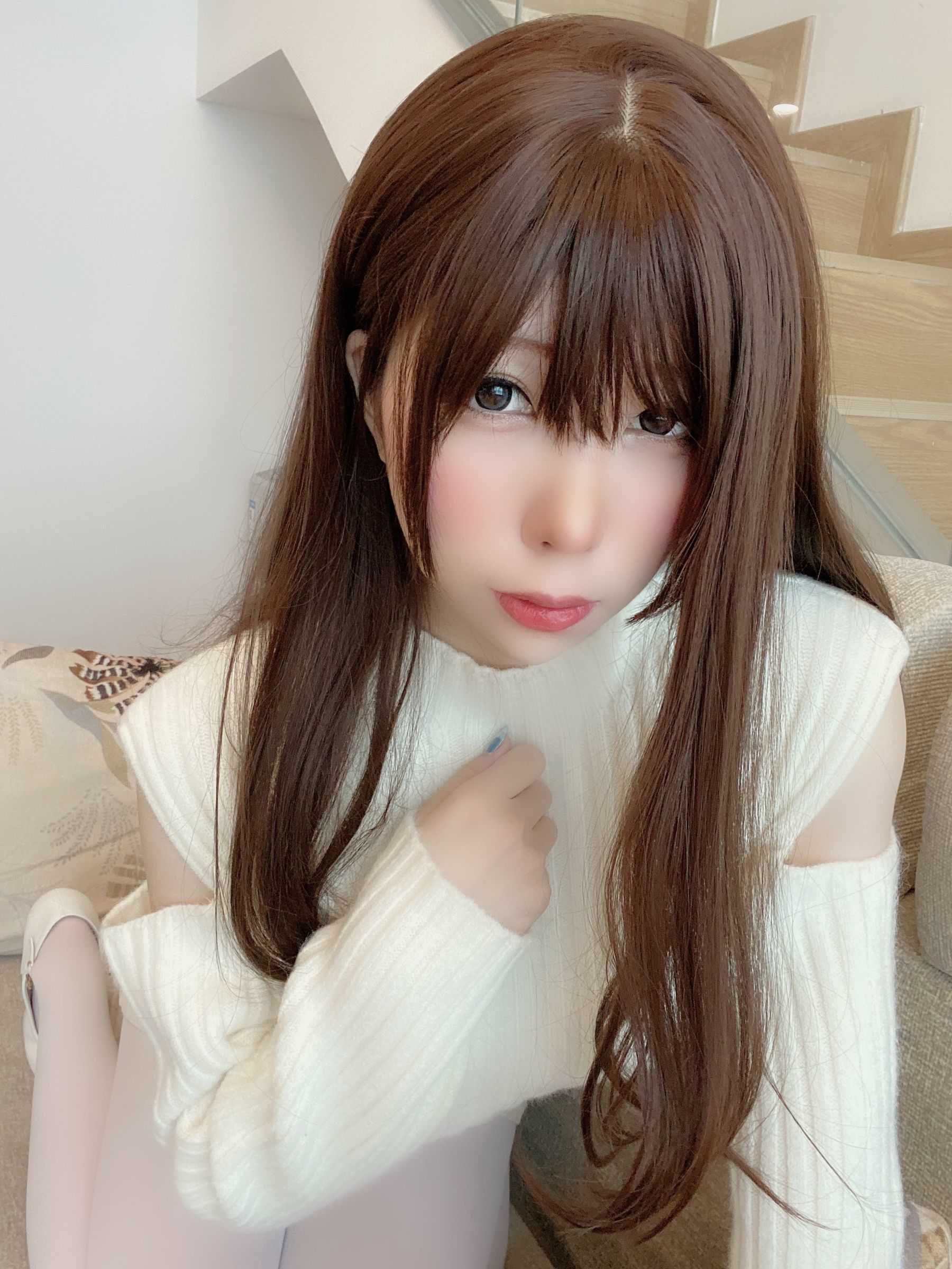 二次元巨乳美女鹿野希 - 草莓女友-图4