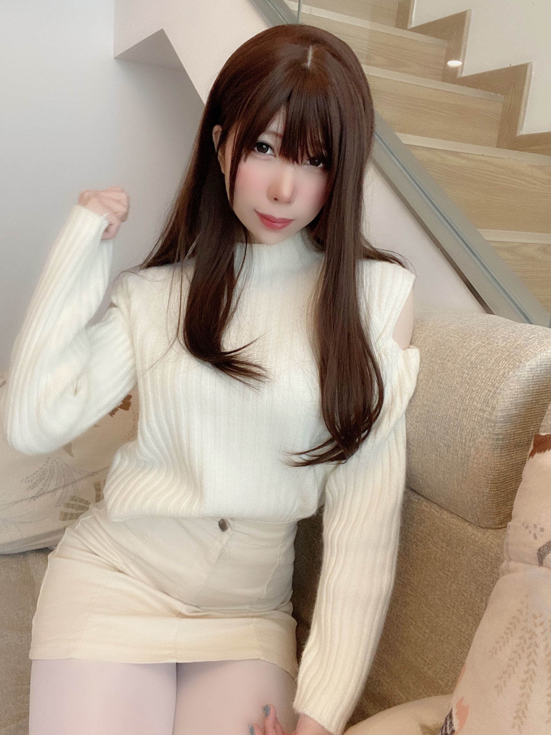 二次元巨乳美女鹿野希 - 草莓女友-图8