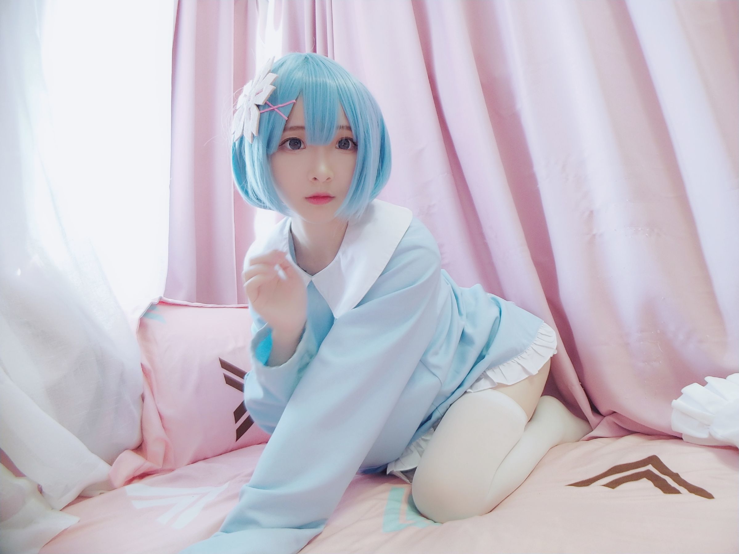 二次元美女古川kagura - 蕾姆幼年-图9
