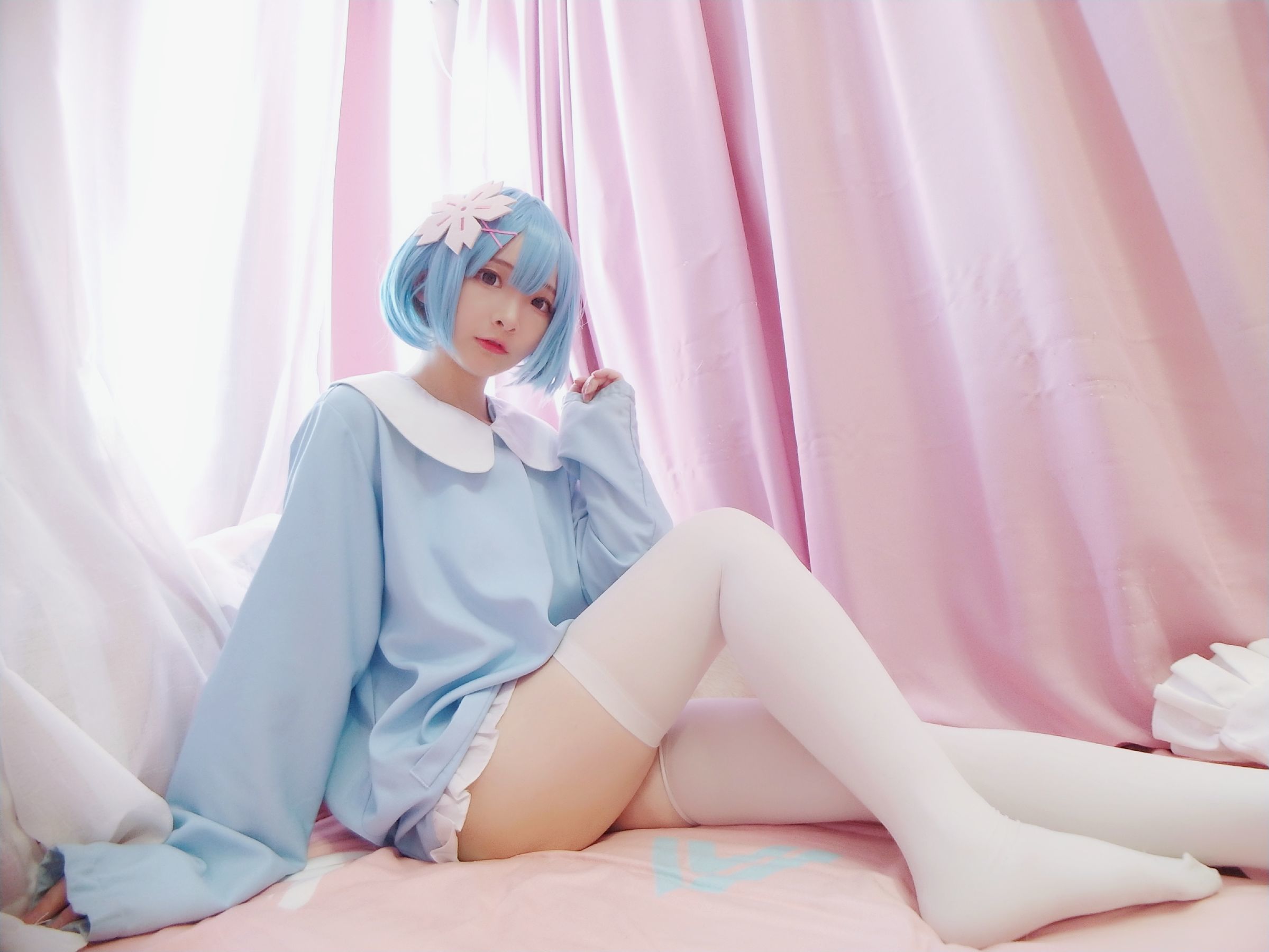 二次元美女古川kagura - 蕾姆幼年-图1