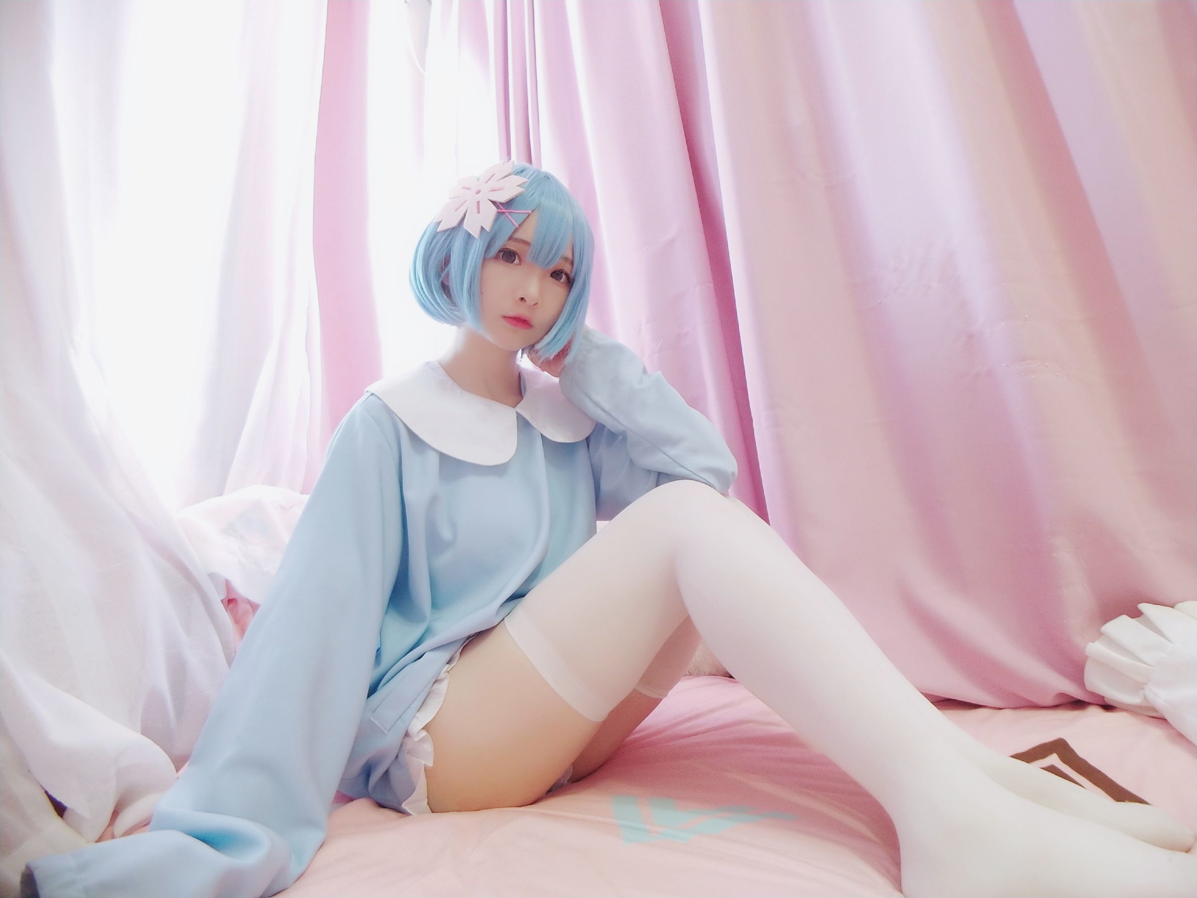 二次元美女古川kagura - 蕾姆幼年-图4