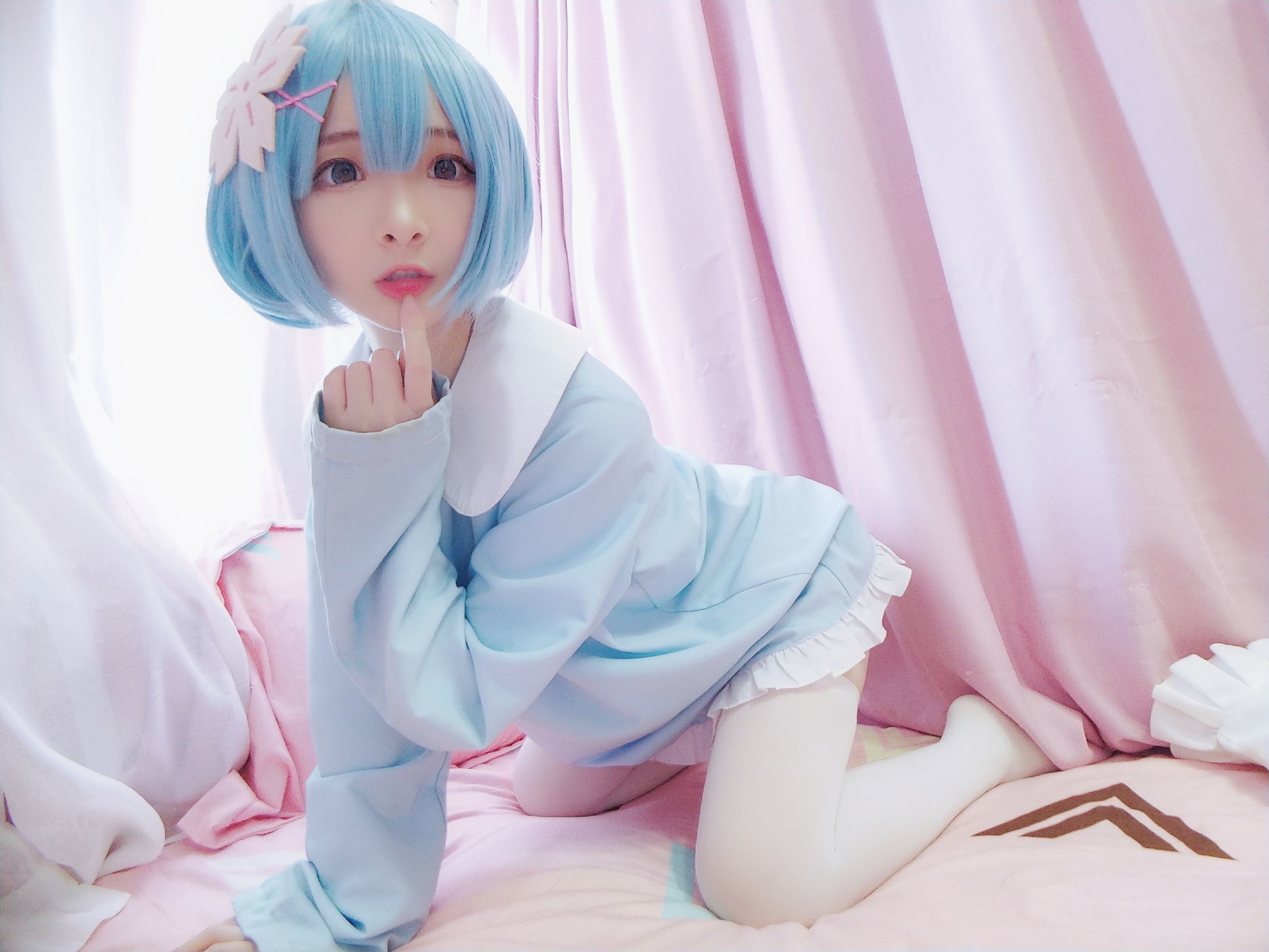 二次元美女古川kagura - 蕾姆幼年-图5