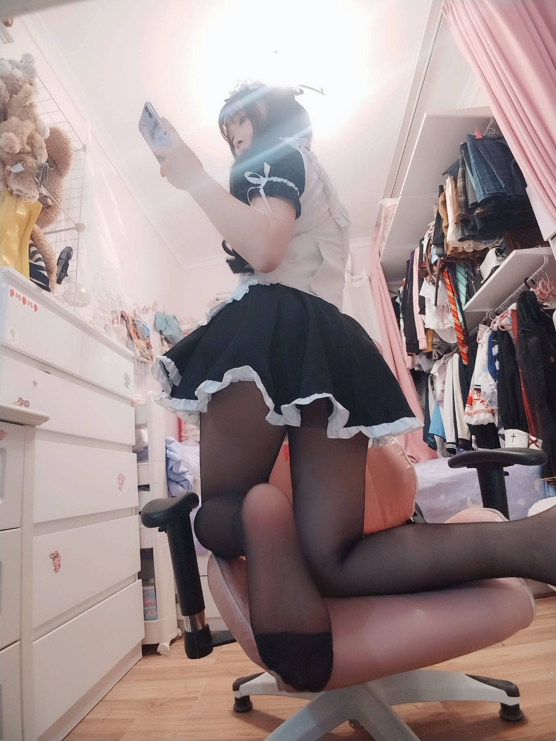 二次元美女古川kagura - 黑丝女仆-图12