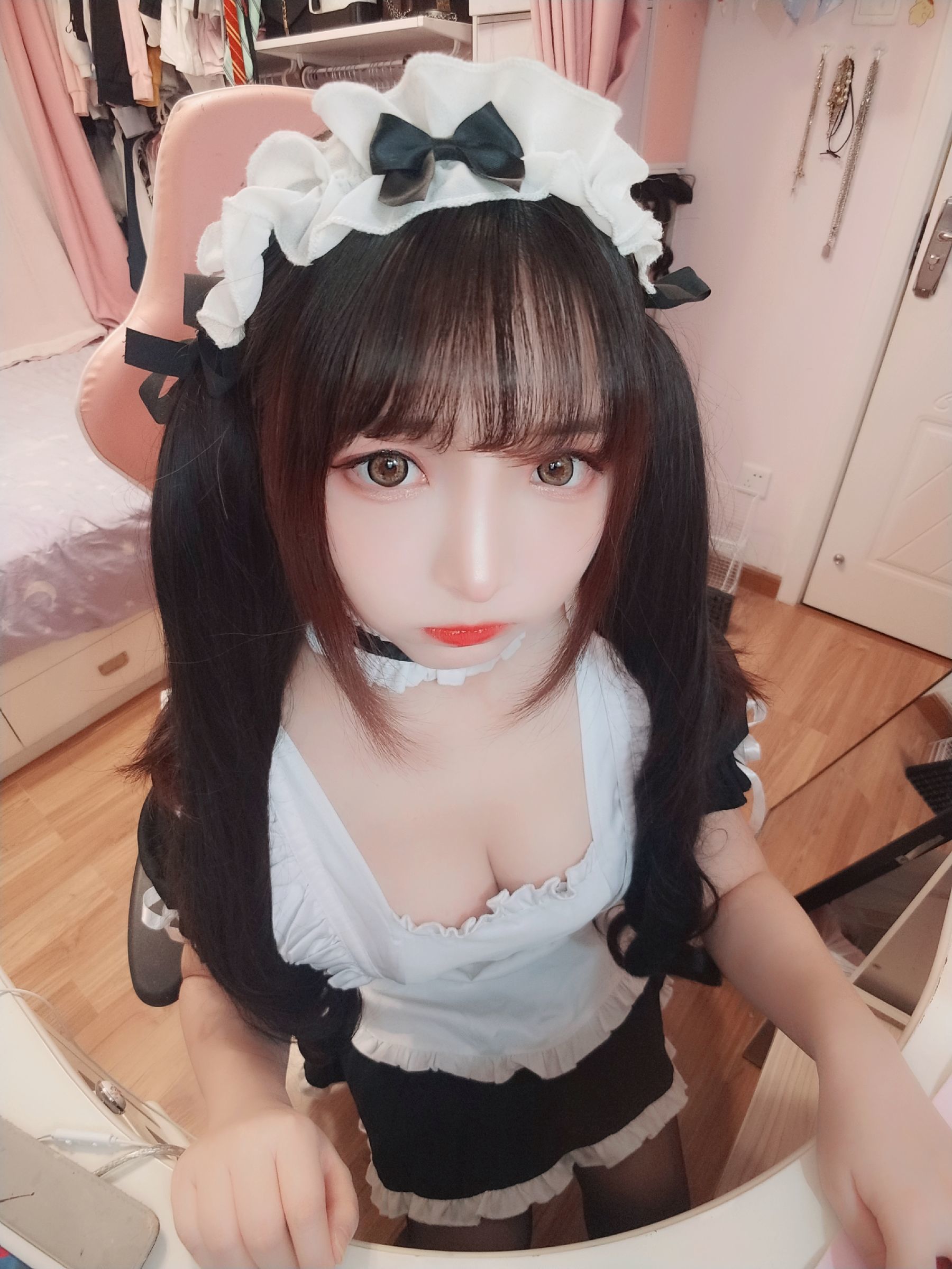 二次元美女古川kagura - 黑丝女仆-图13