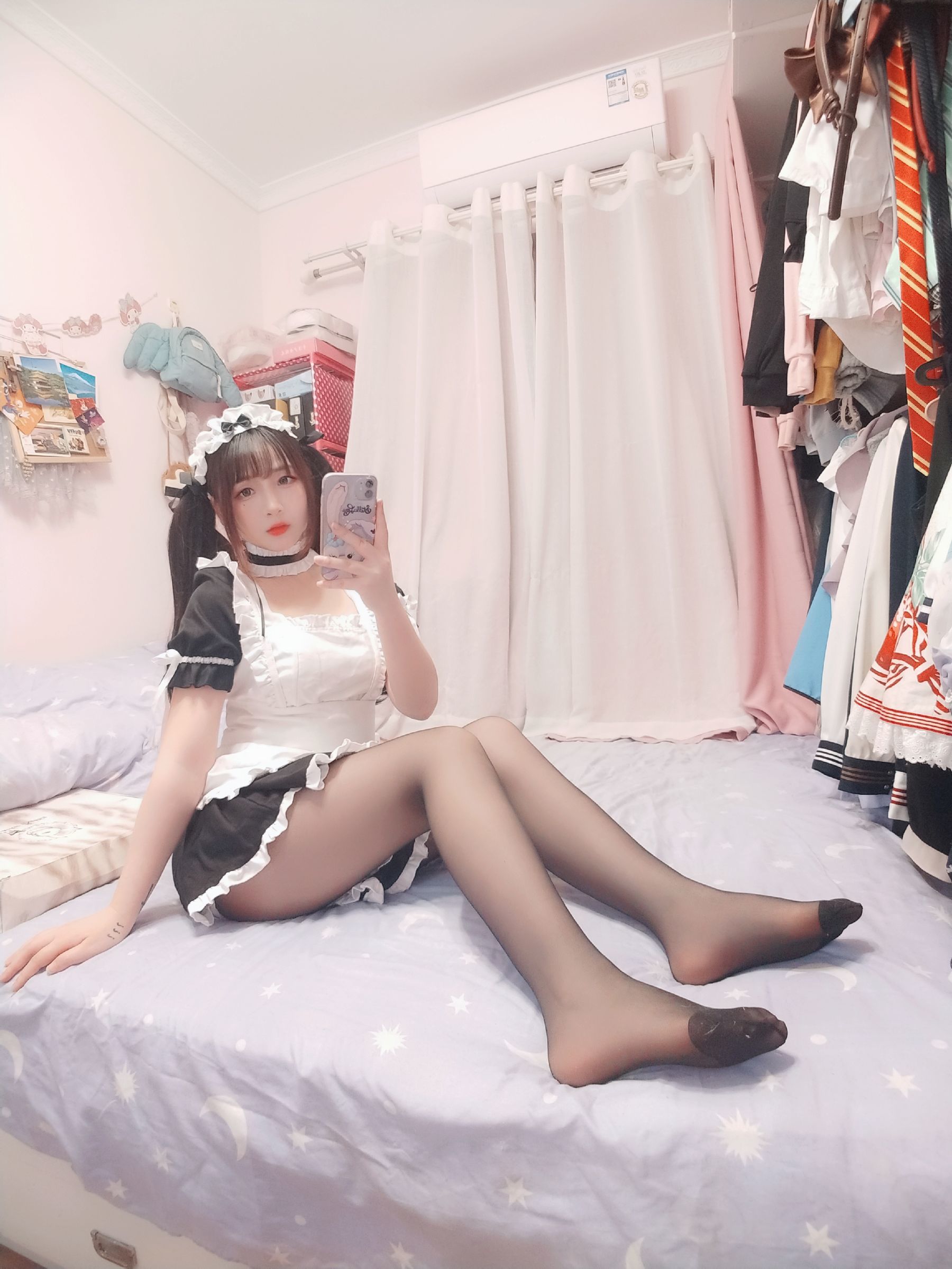 二次元美女古川kagura - 黑丝女仆-图21