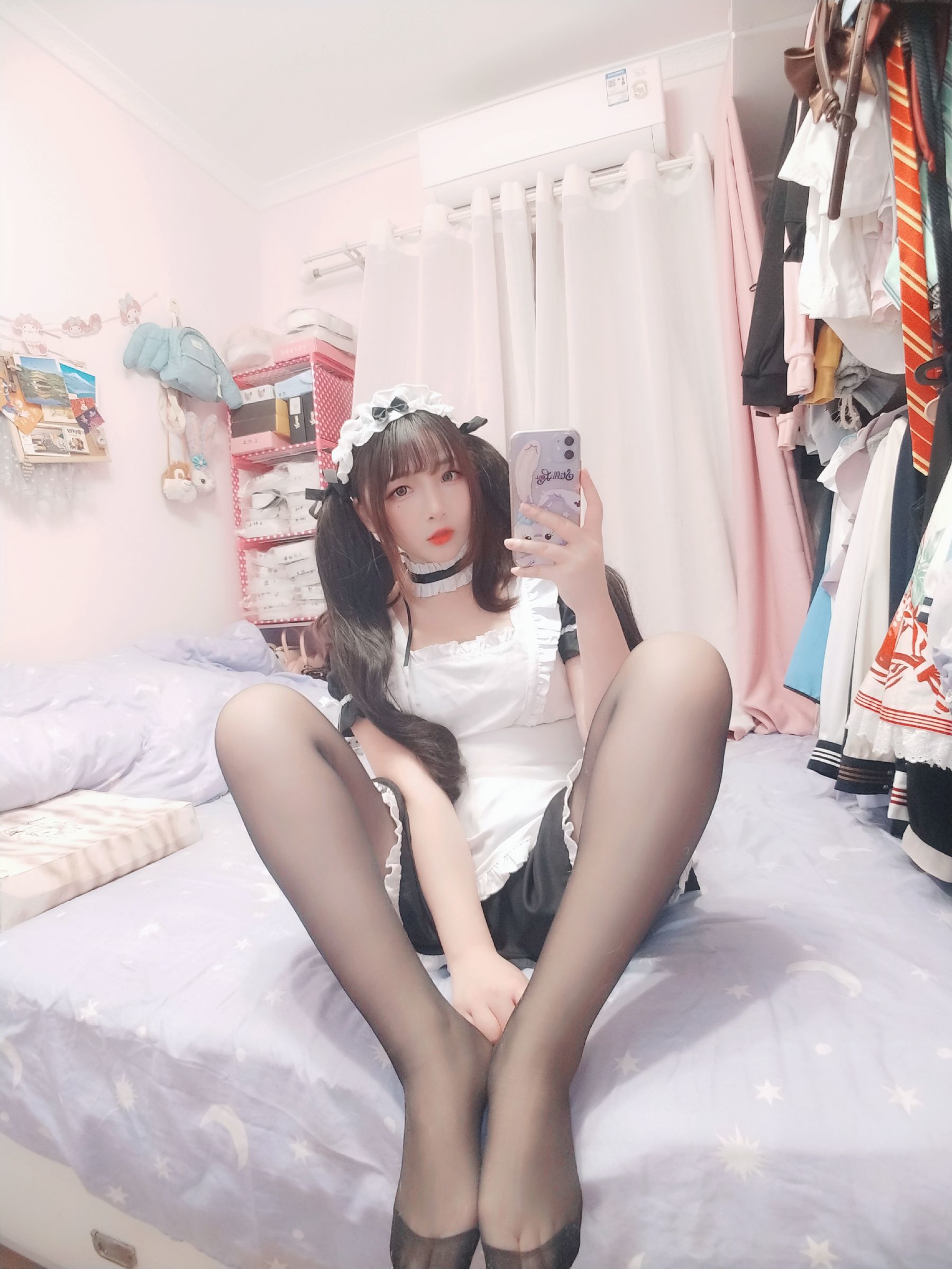 二次元美女古川kagura - 黑丝女仆-图24