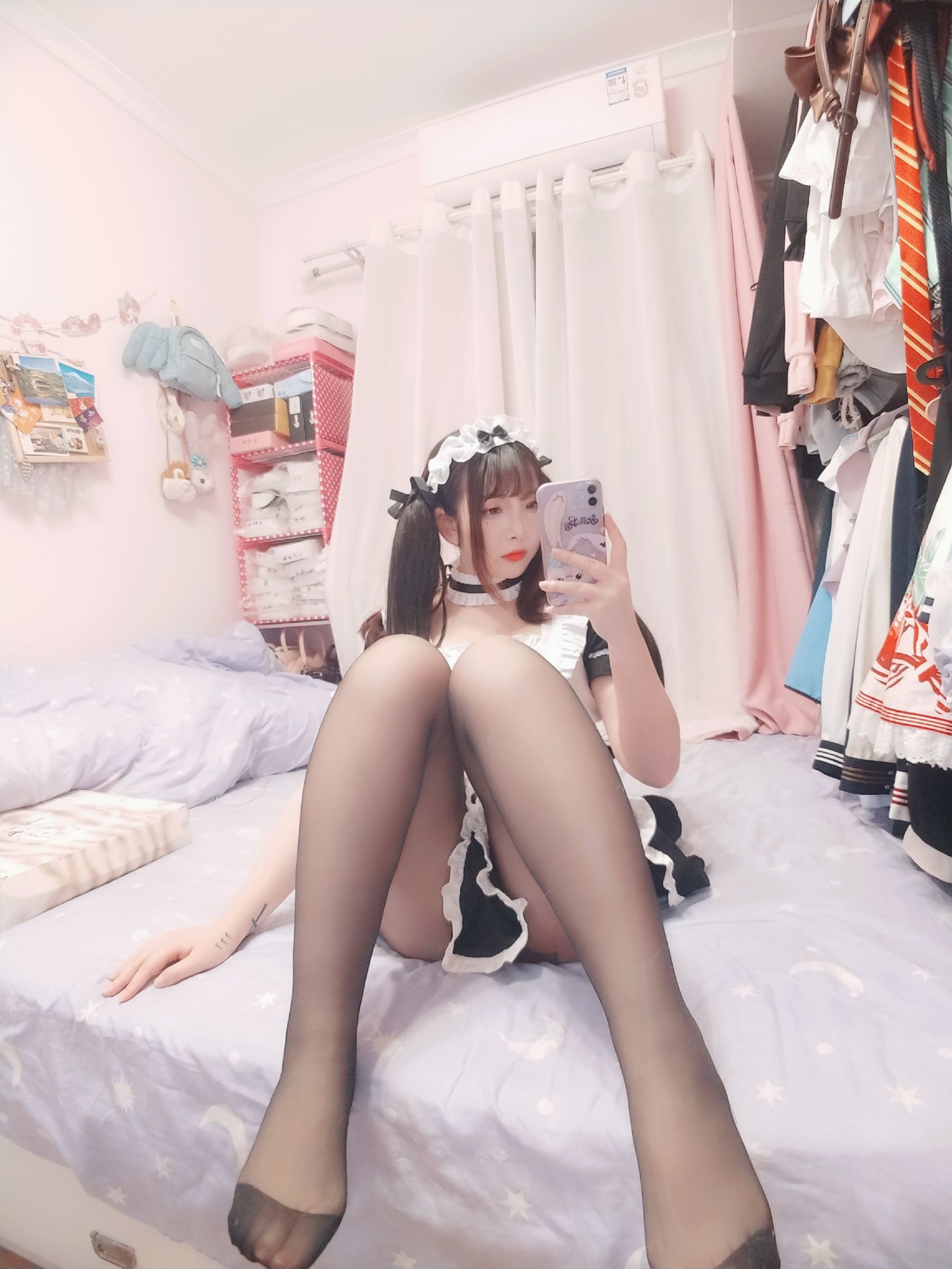 二次元美女古川kagura - 黑丝女仆-图26