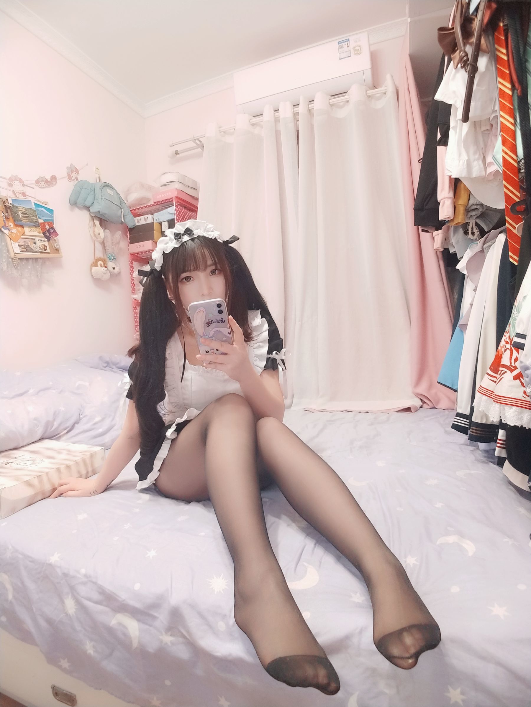 二次元美女古川kagura - 黑丝女仆-图34