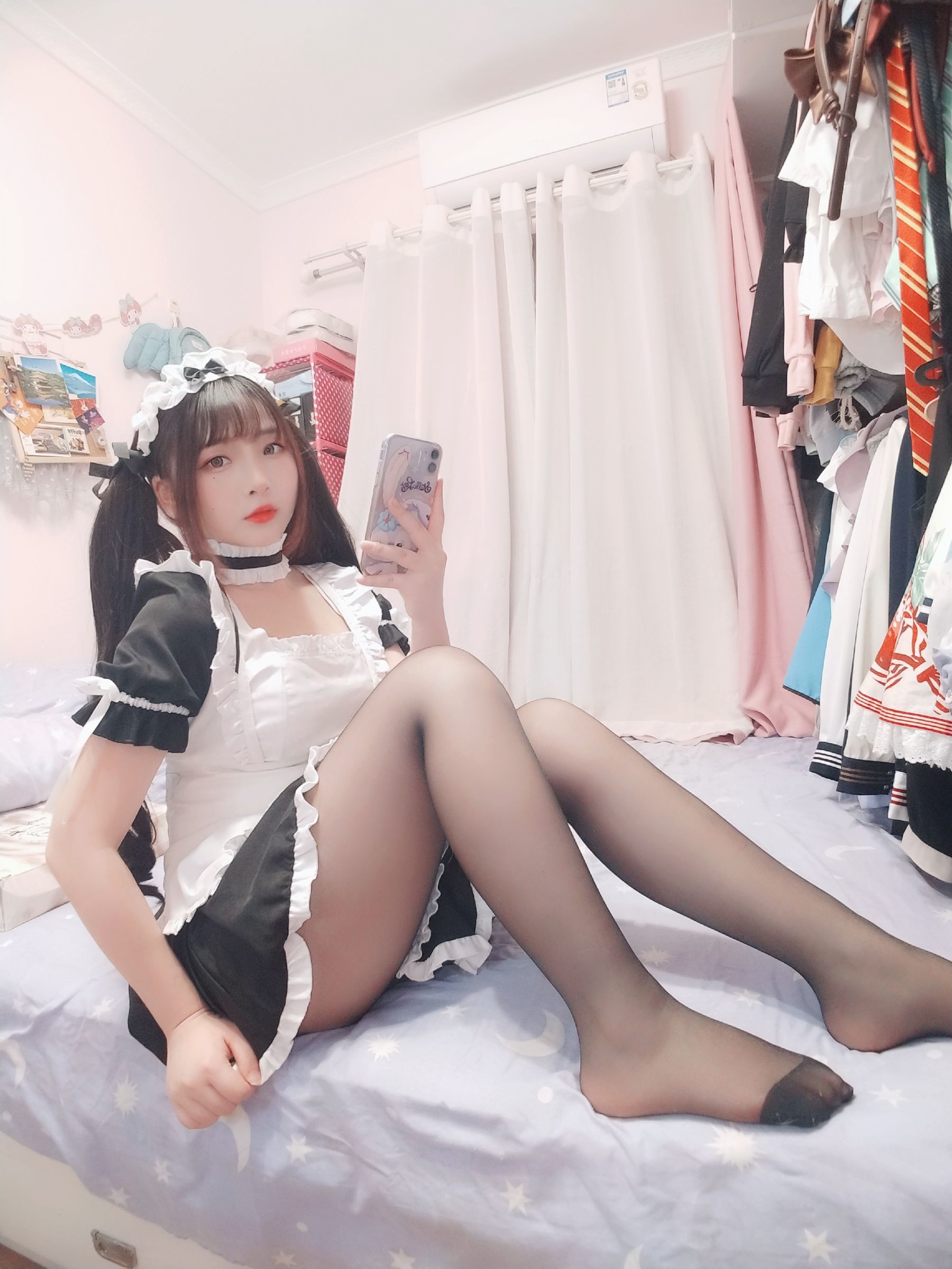 二次元美女古川kagura - 黑丝女仆-图38