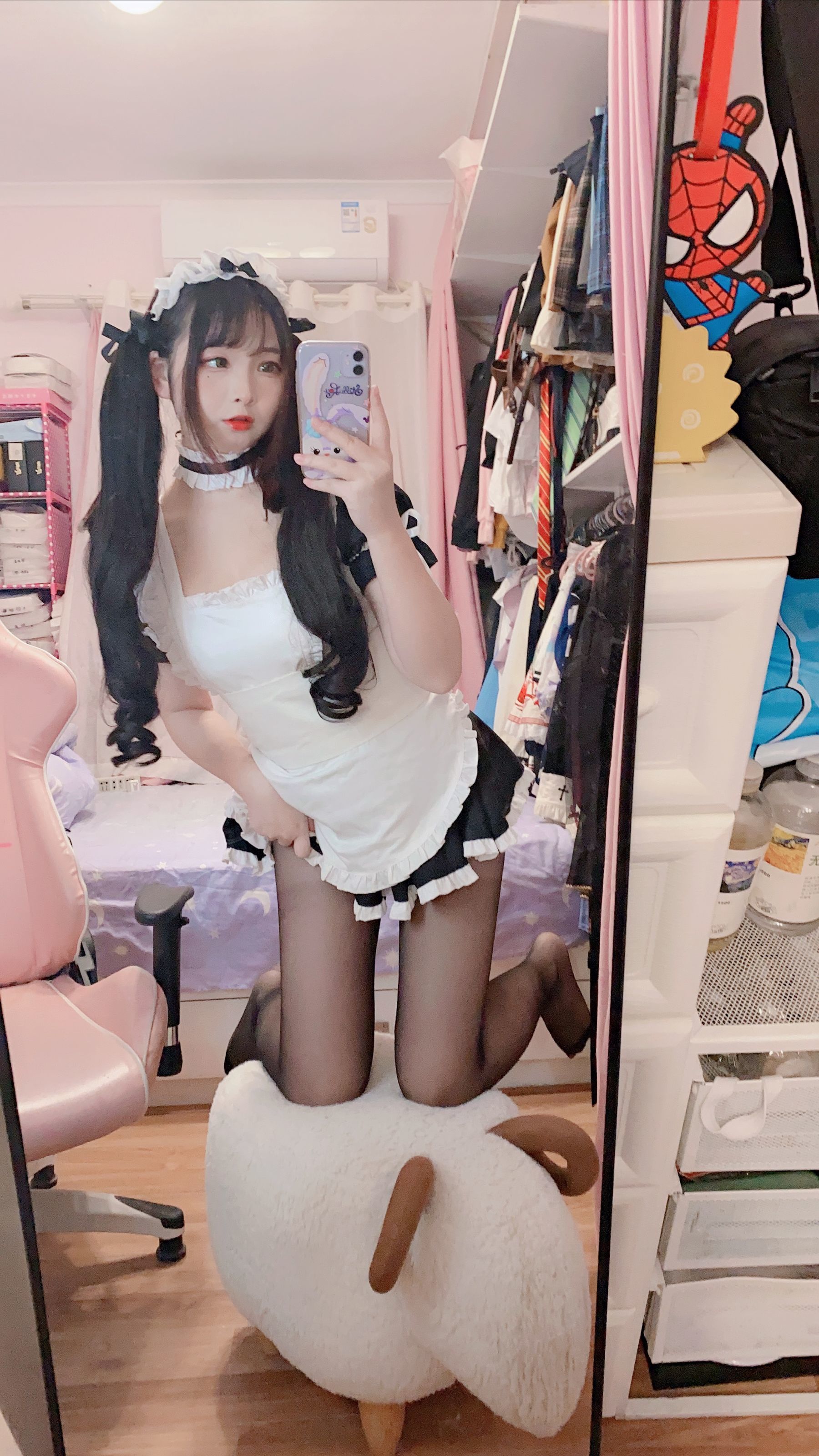 二次元美女古川kagura - 黑丝女仆-图39
