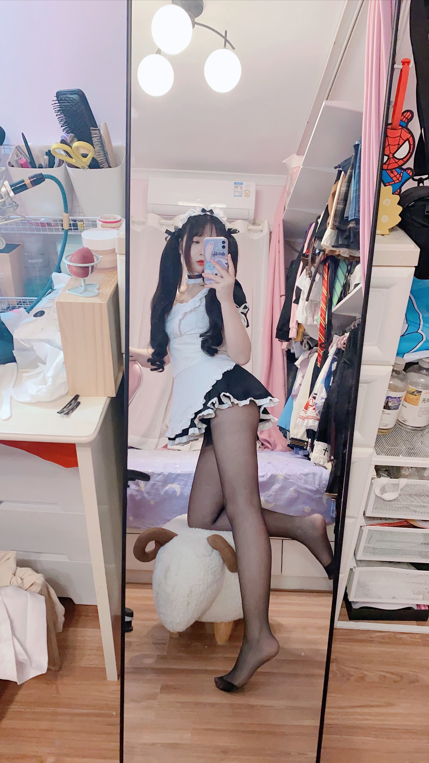 二次元美女古川kagura - 黑丝女仆-图40