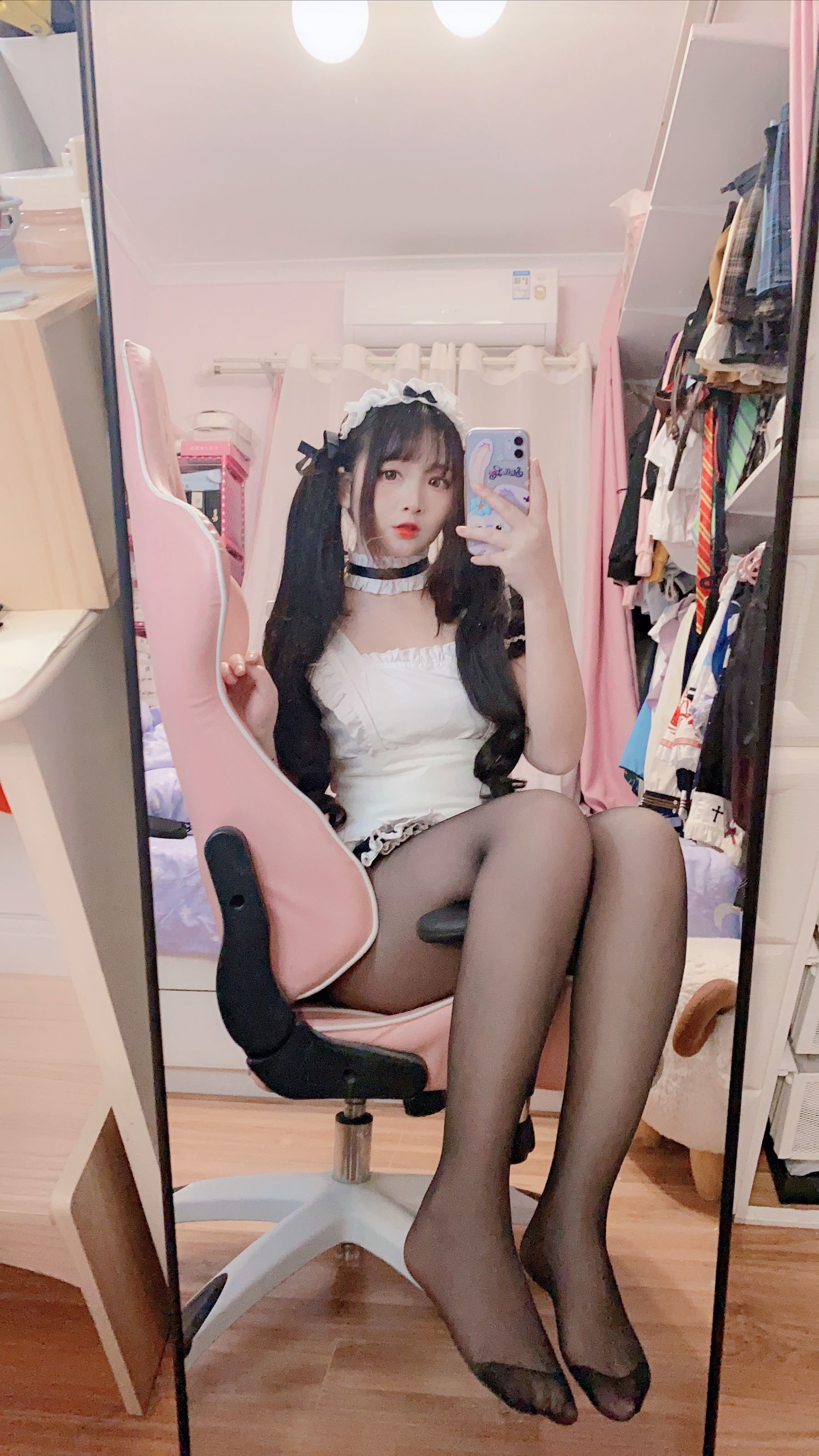 二次元美女古川kagura - 黑丝女仆-图43