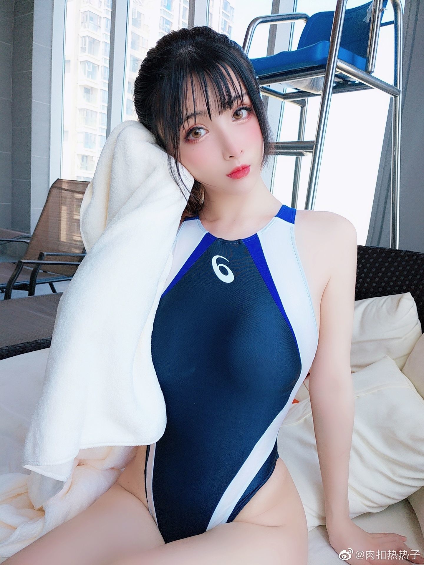 COS福利rioko凉凉子 - 竞泳-图17