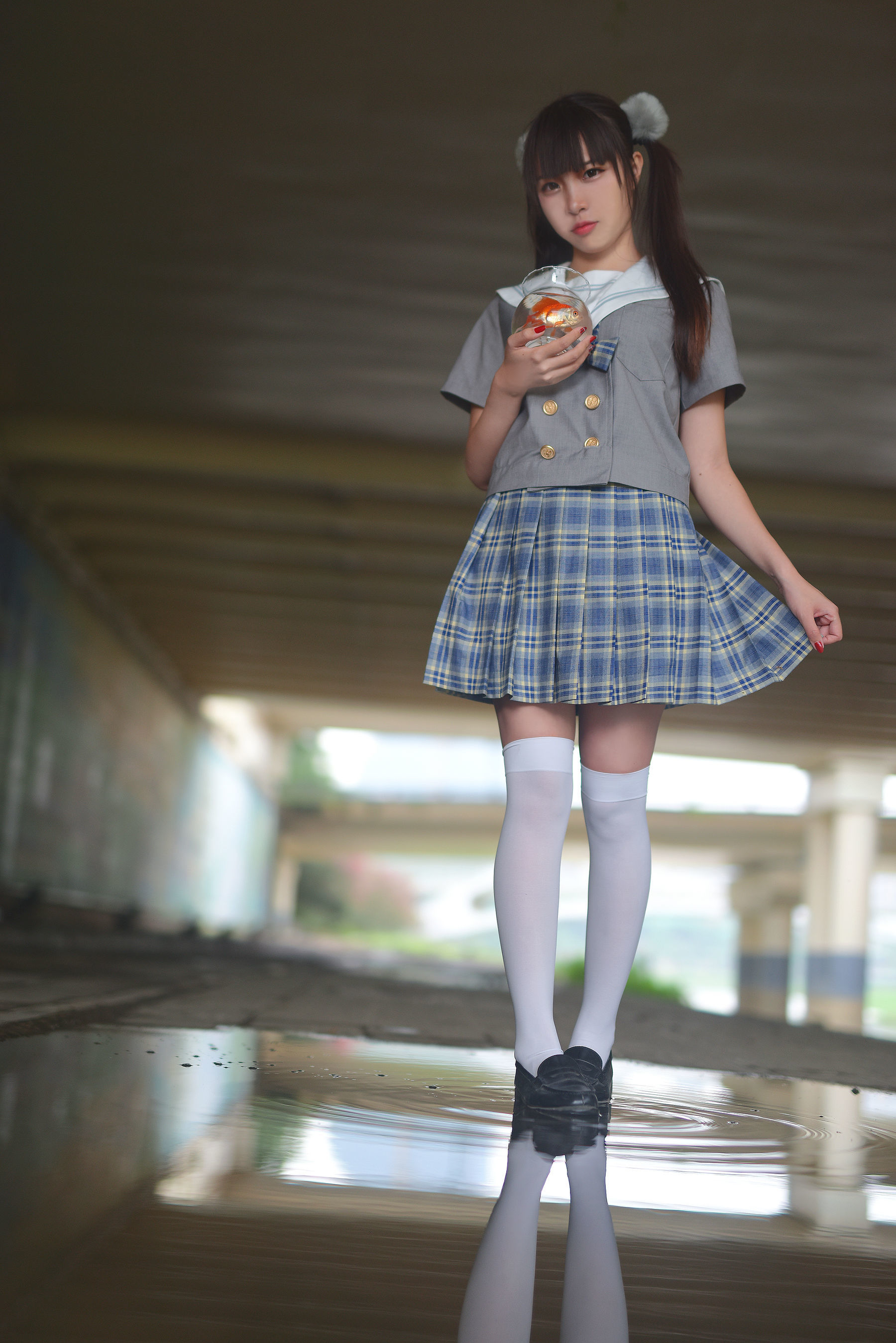人气Coser二佐Nisa - JK水手服-图1
