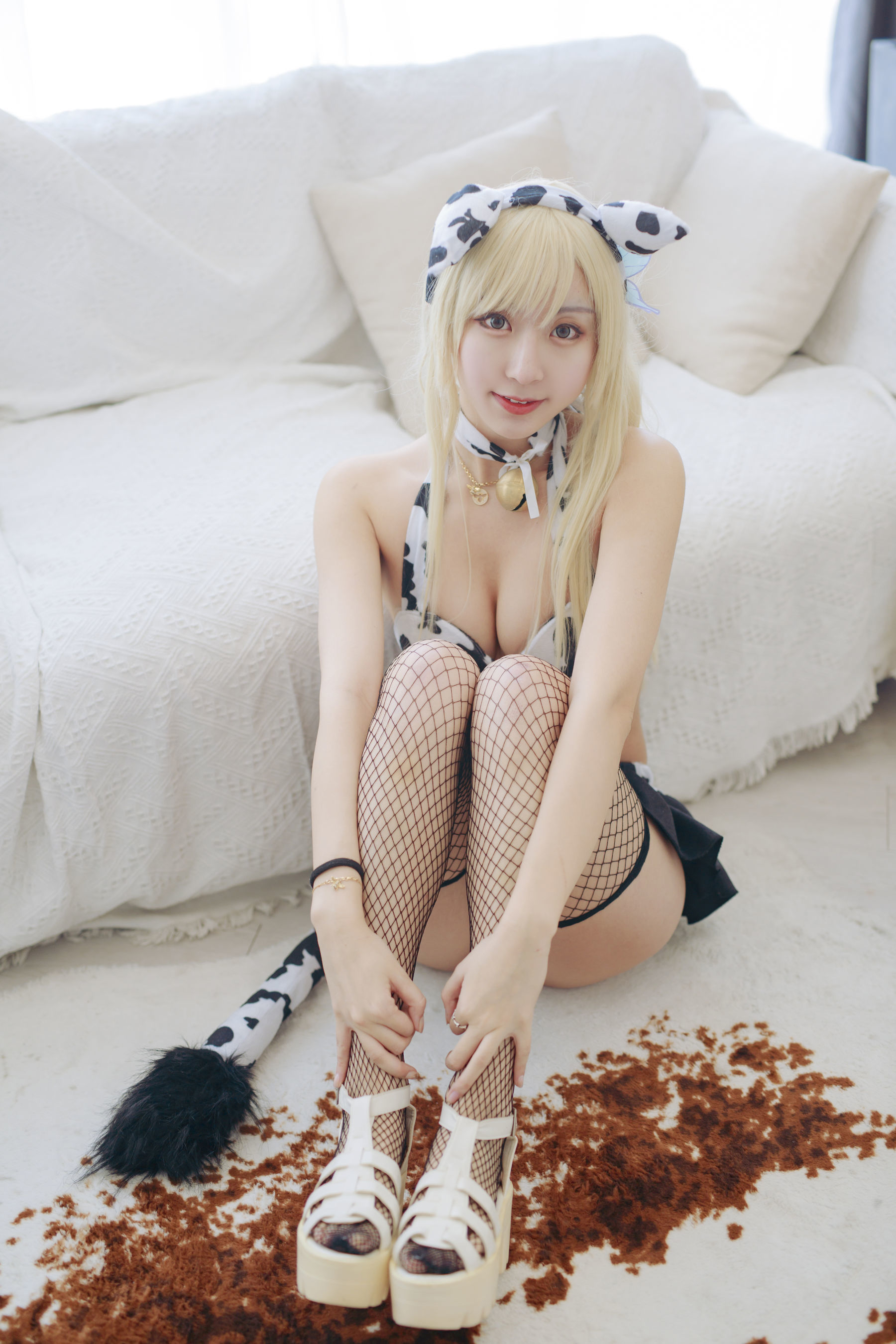 人气Coser黑川 - 星奈 奶牛-图13