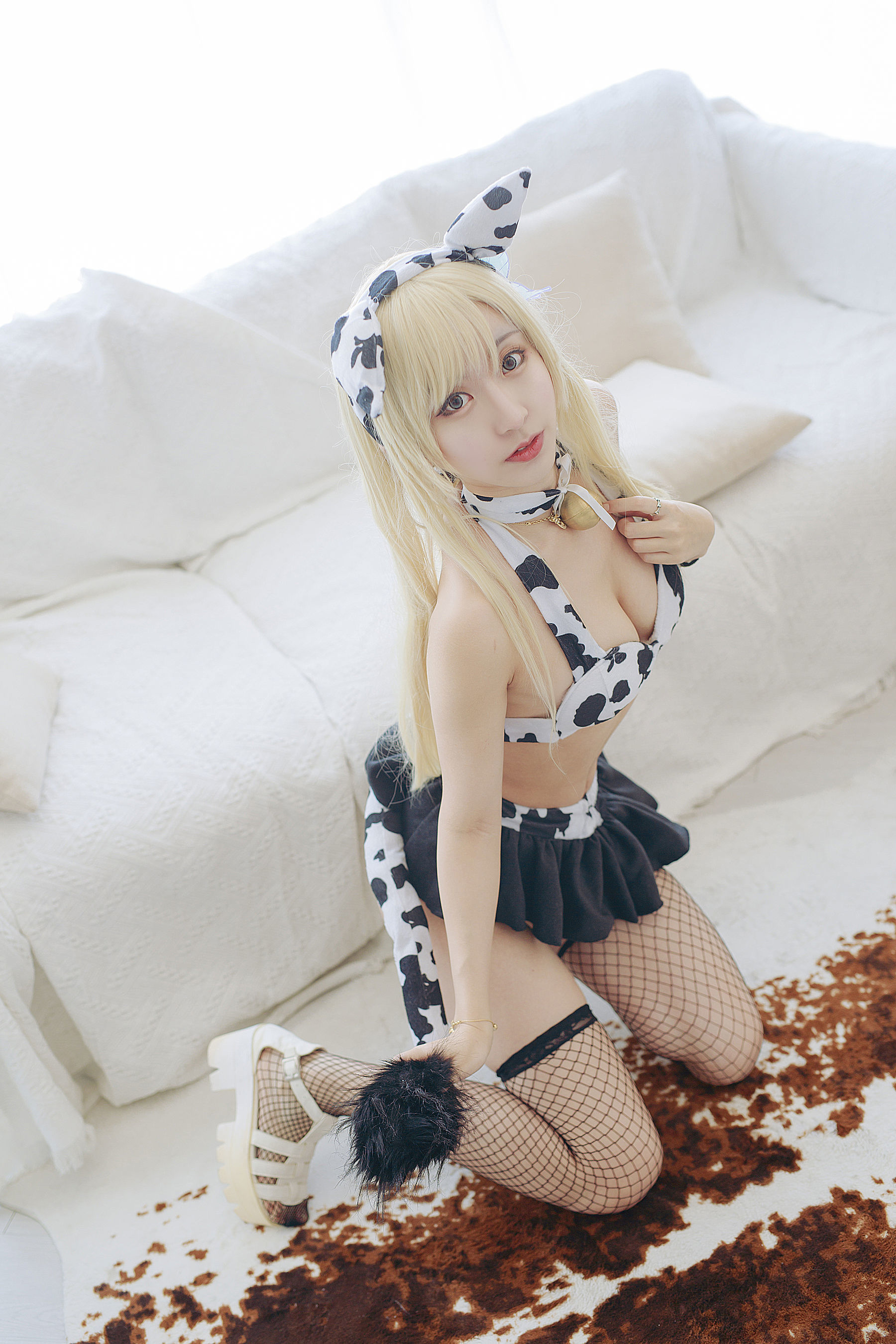 人气Coser黑川 - 星奈 奶牛-图32