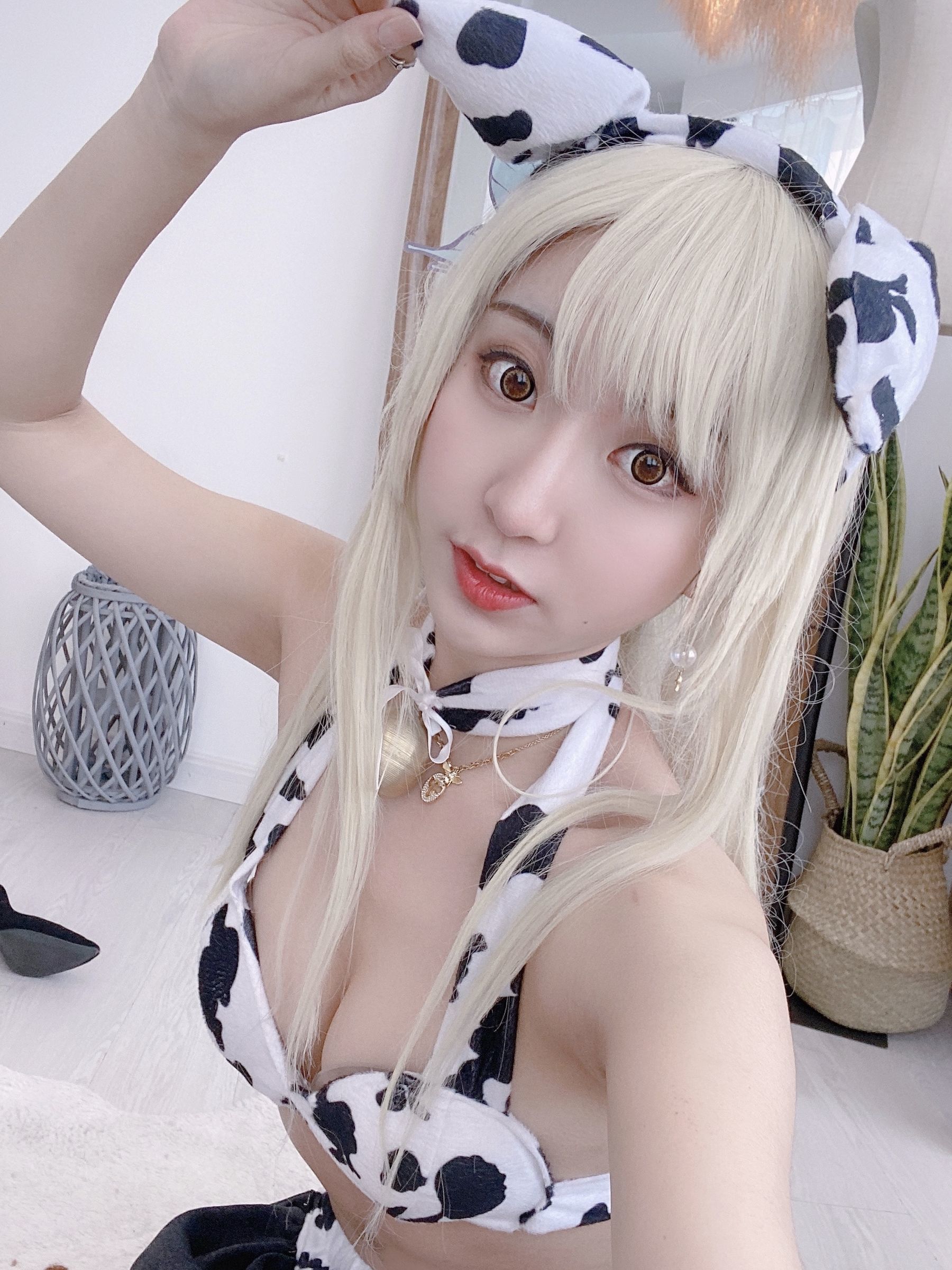 人气Coser黑川 - 星奈 奶牛-图42