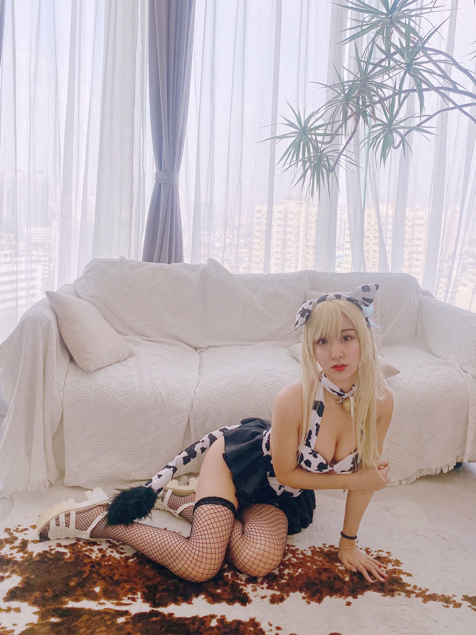 人气Coser黑川 - 星奈 奶牛-图49