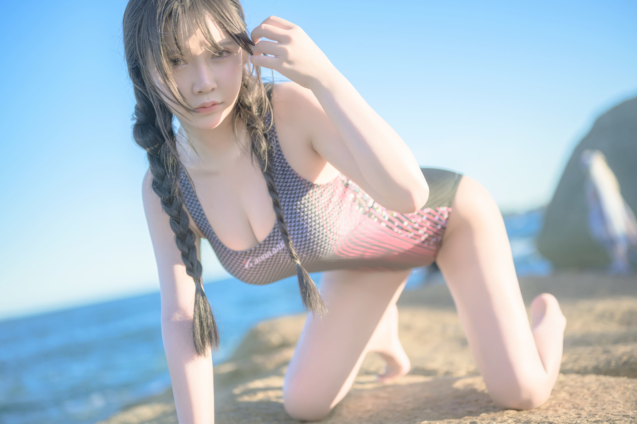二次元妹子抱走莫子aa - 竞技泳衣-图48