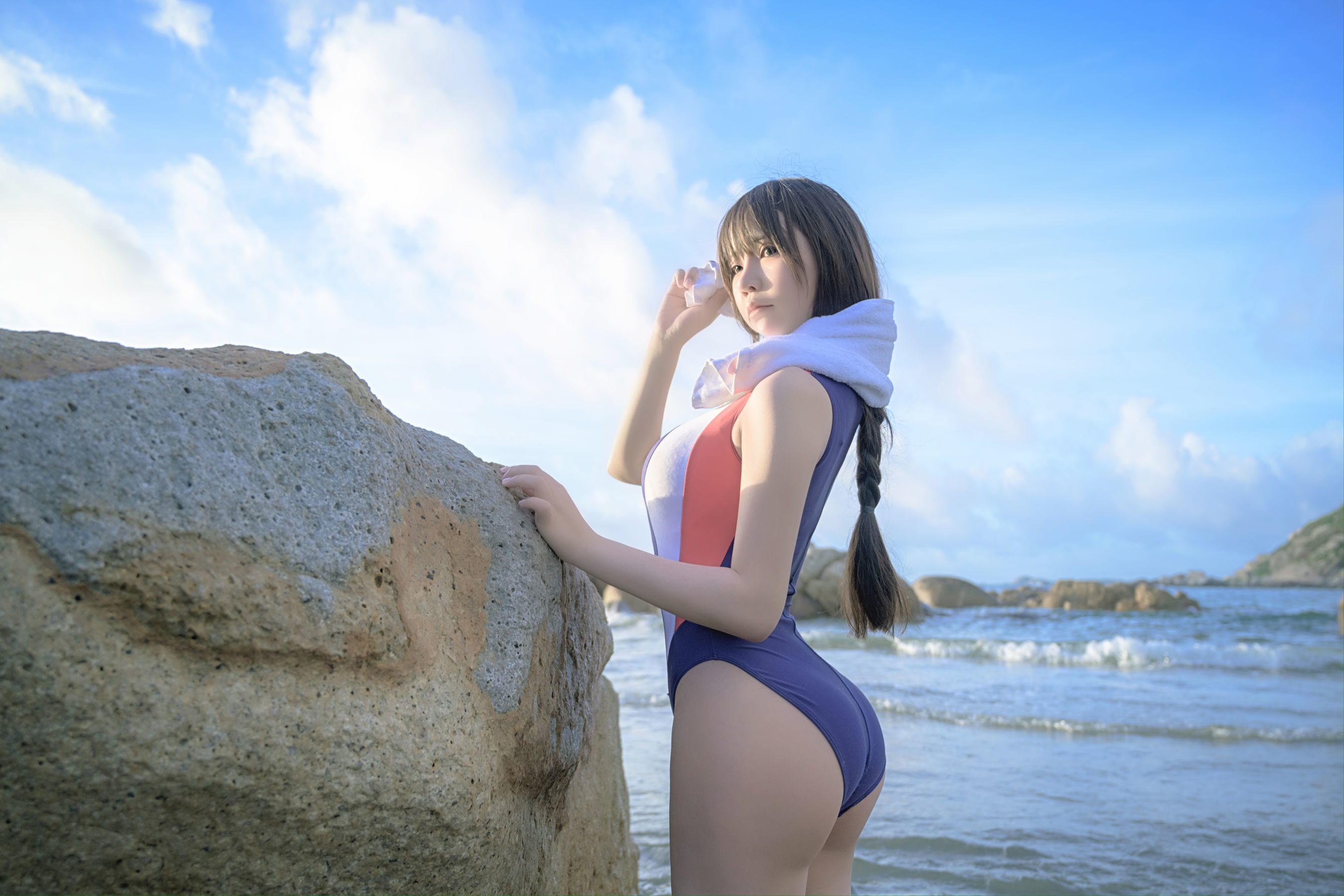 二次元妹子抱走莫子aa - 竞技泳衣-图4