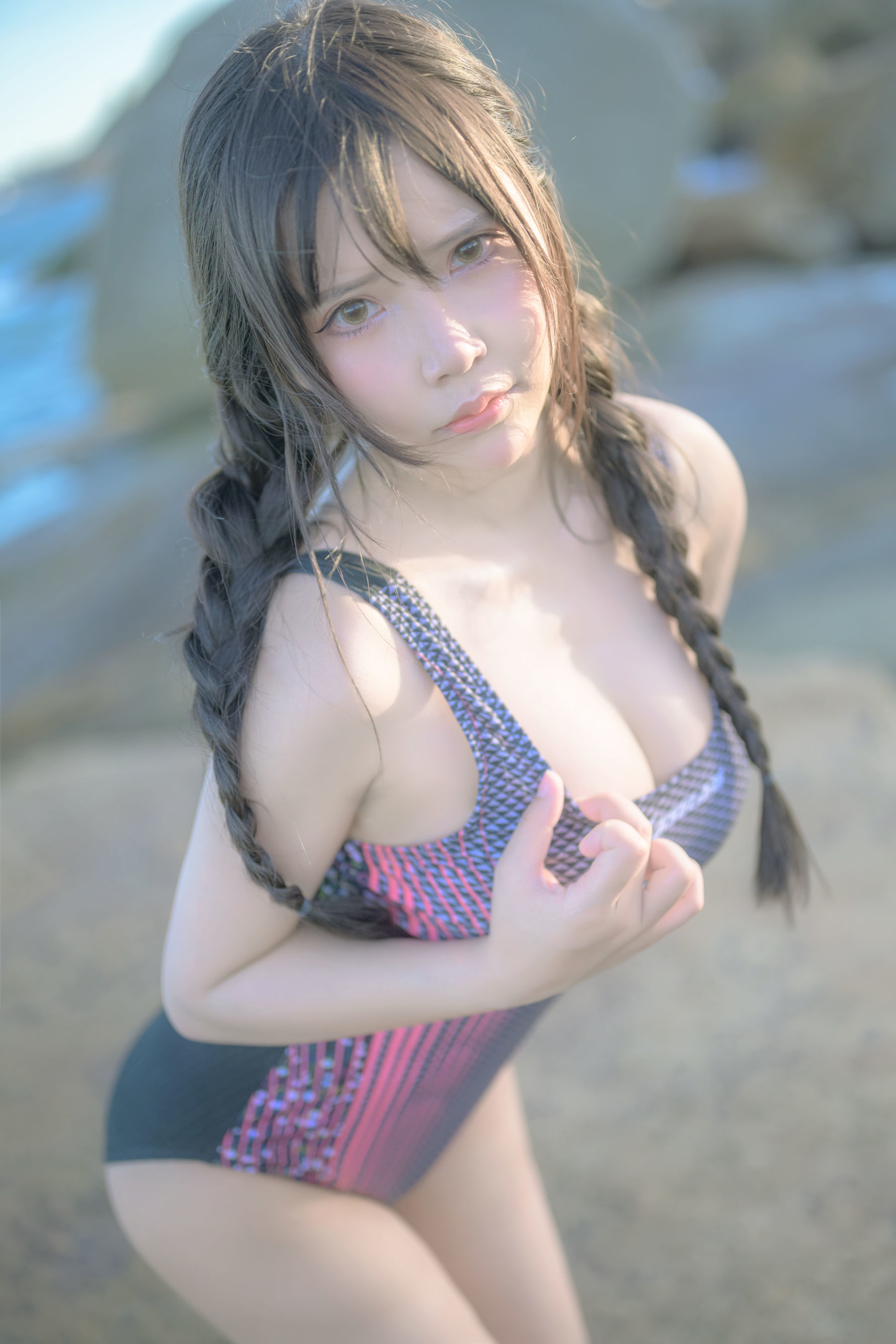 二次元妹子抱走莫子aa - 竞技泳衣-图52