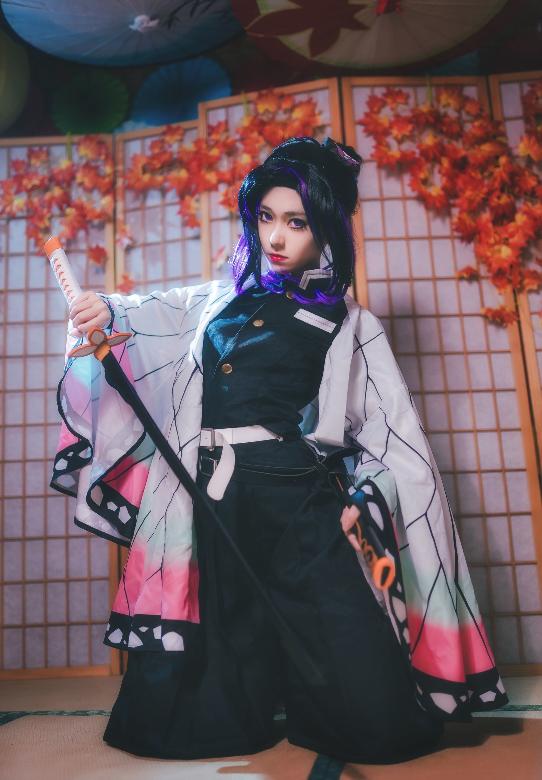 动漫博主南桃Momoko - 蝴蝶忍队服-图2