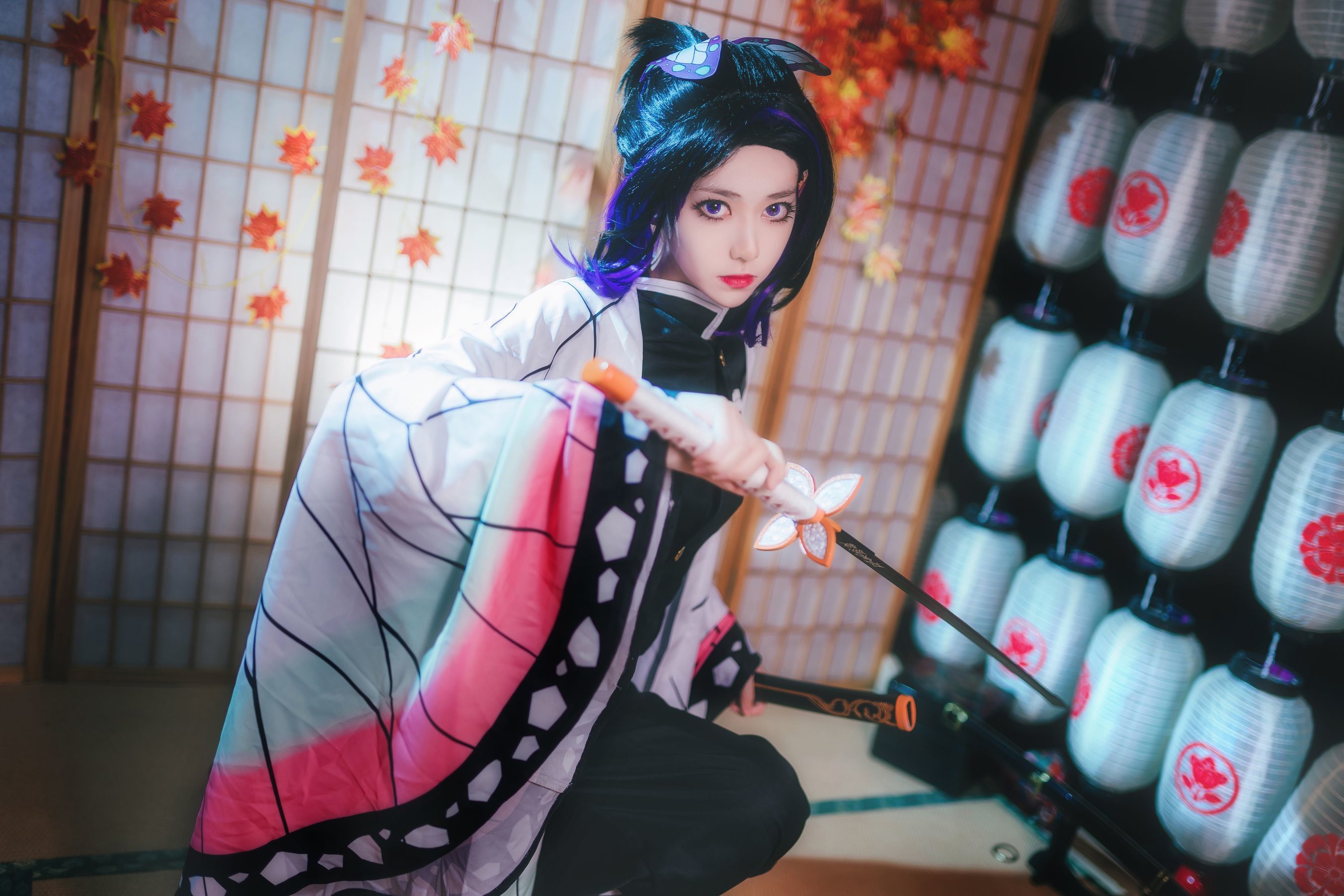 动漫博主南桃Momoko - 蝴蝶忍队服-图3