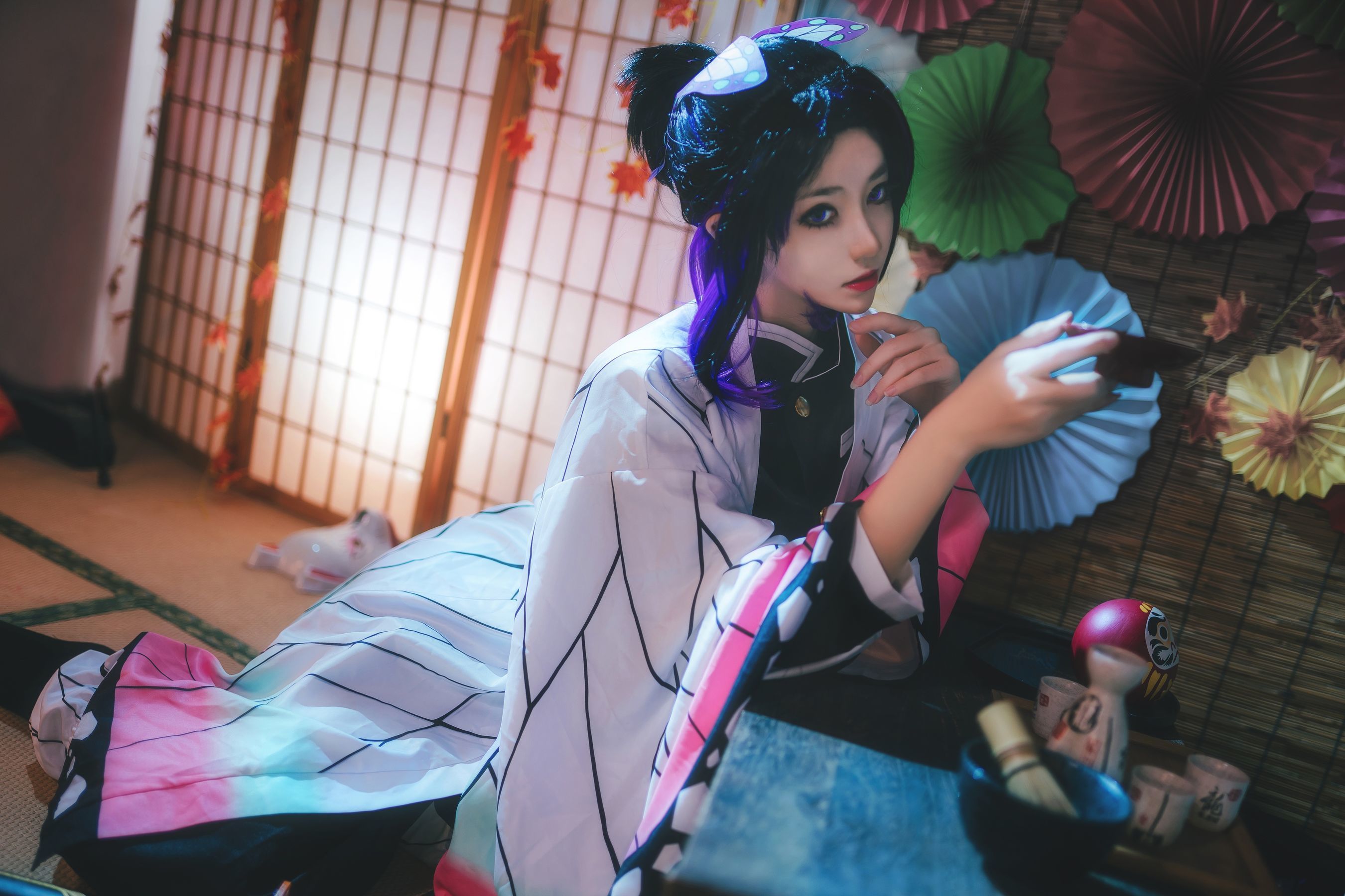 动漫博主南桃Momoko - 蝴蝶忍队服-图7