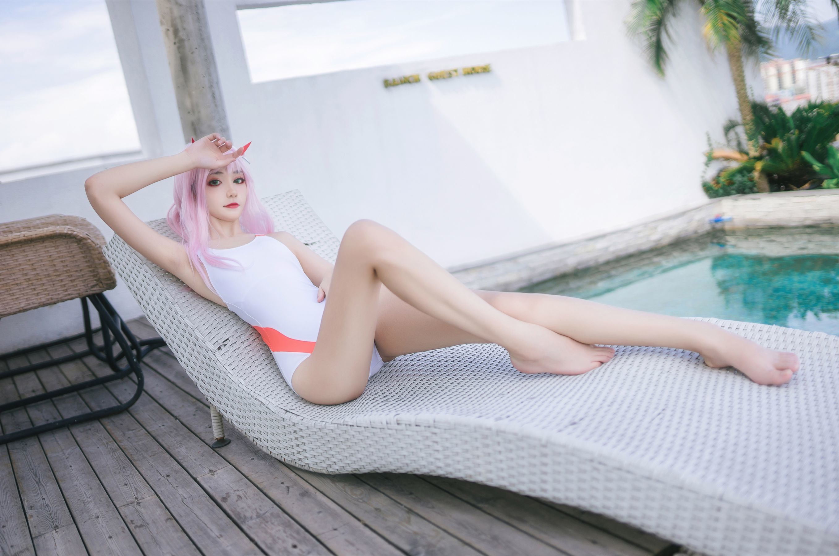 动漫博主南桃Momoko - 连体泳衣-图10