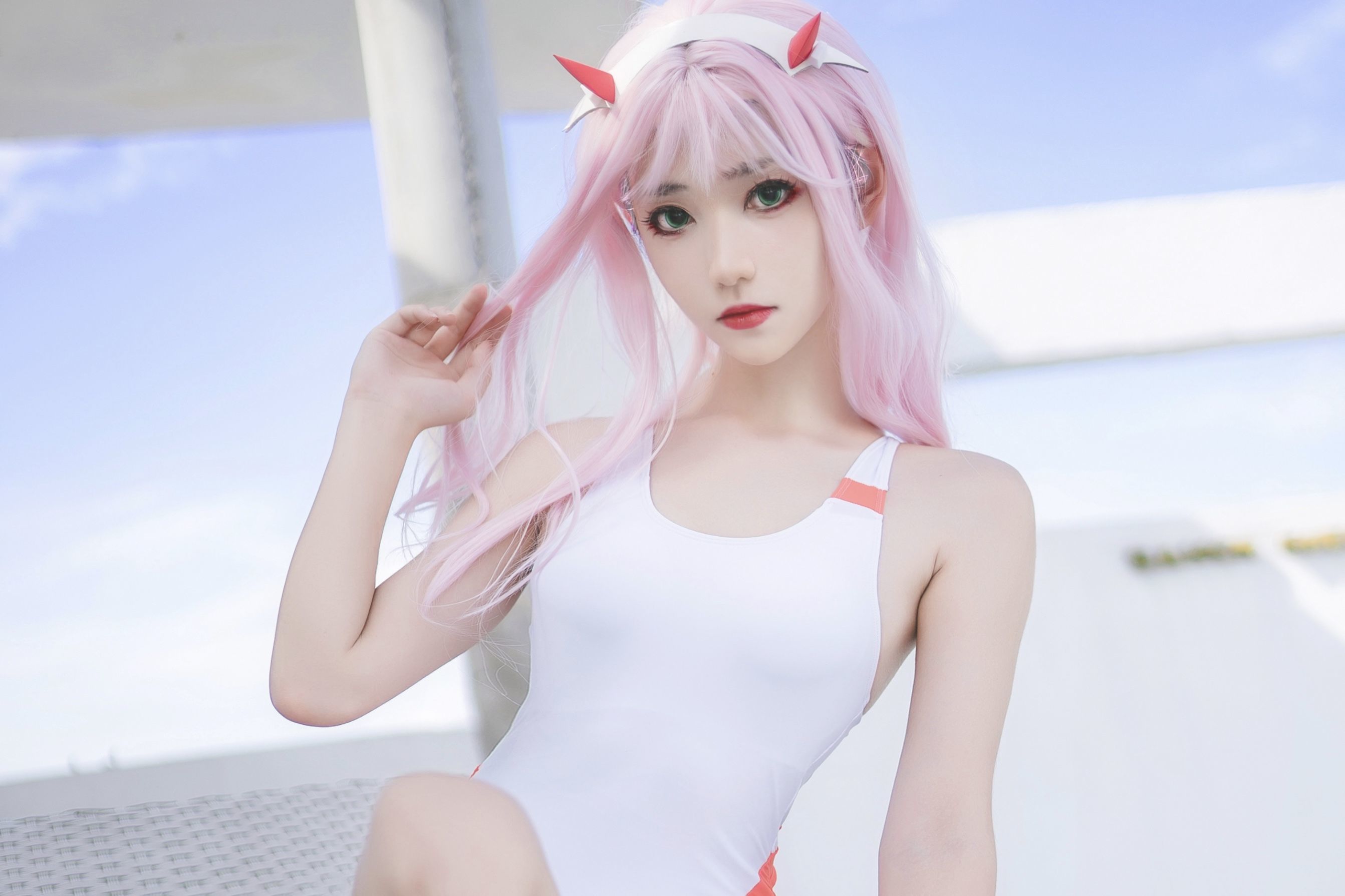 动漫博主南桃Momoko - 连体泳衣-图11