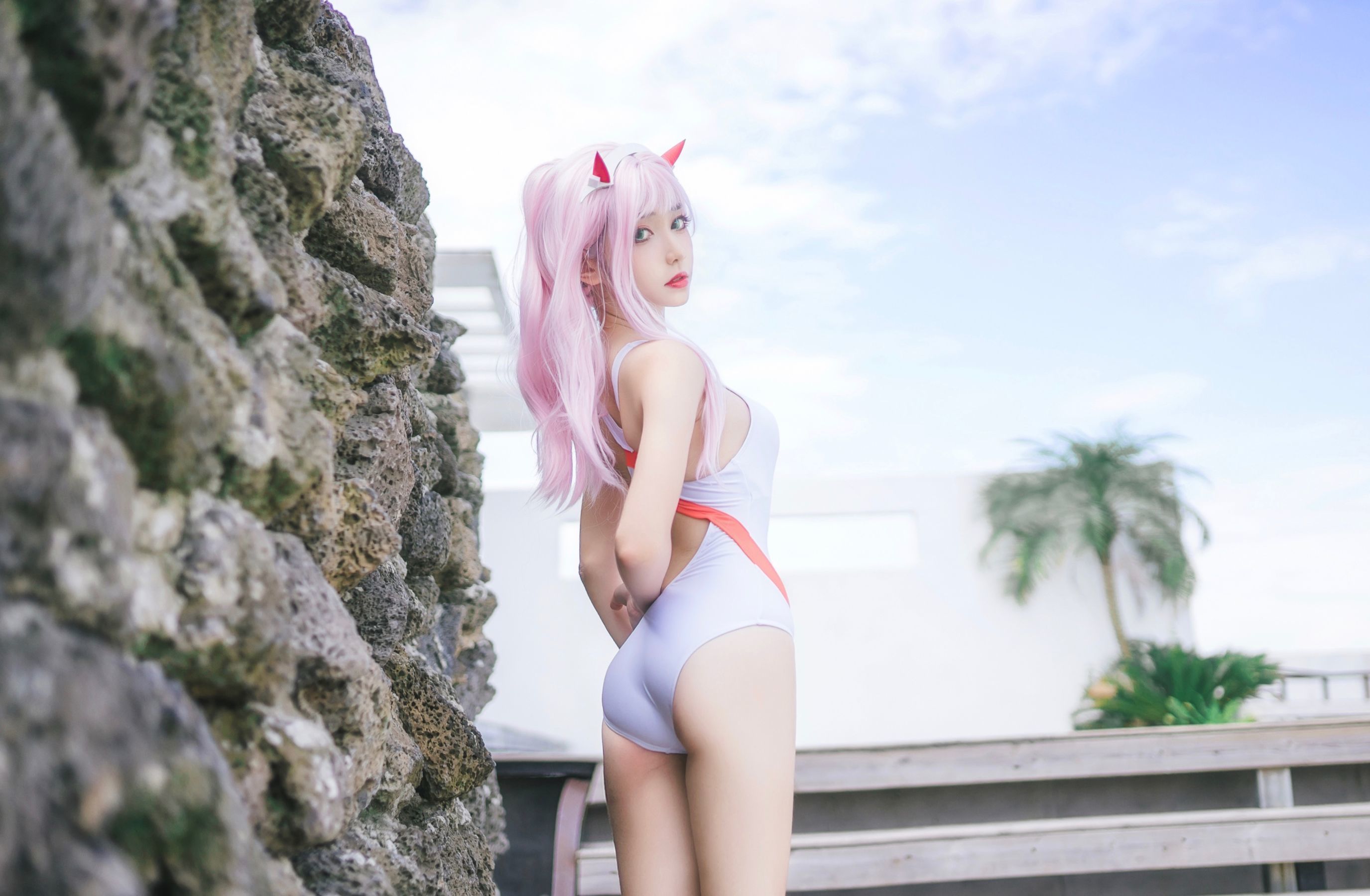 动漫博主南桃Momoko - 连体泳衣-图19