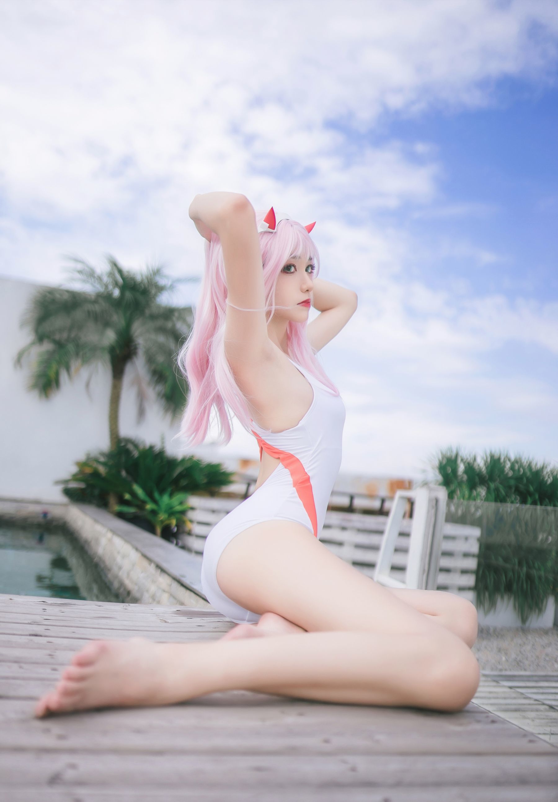 动漫博主南桃Momoko - 连体泳衣-图22