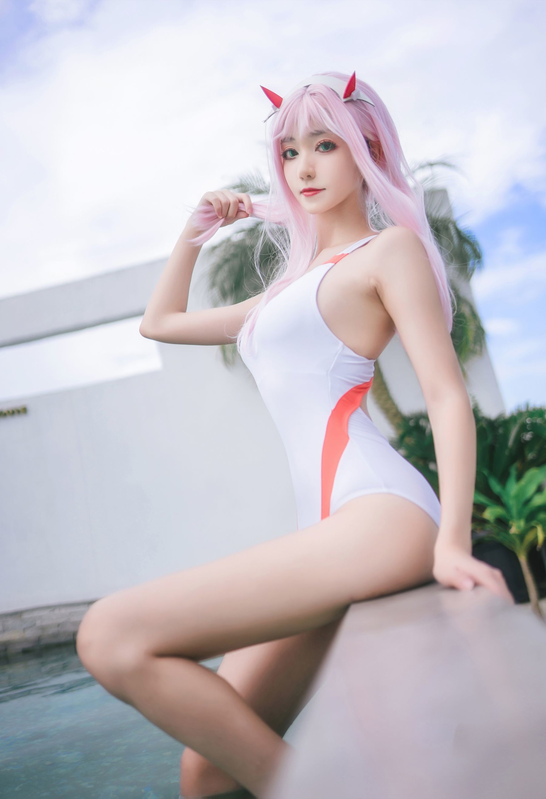 动漫博主南桃Momoko - 连体泳衣-图23