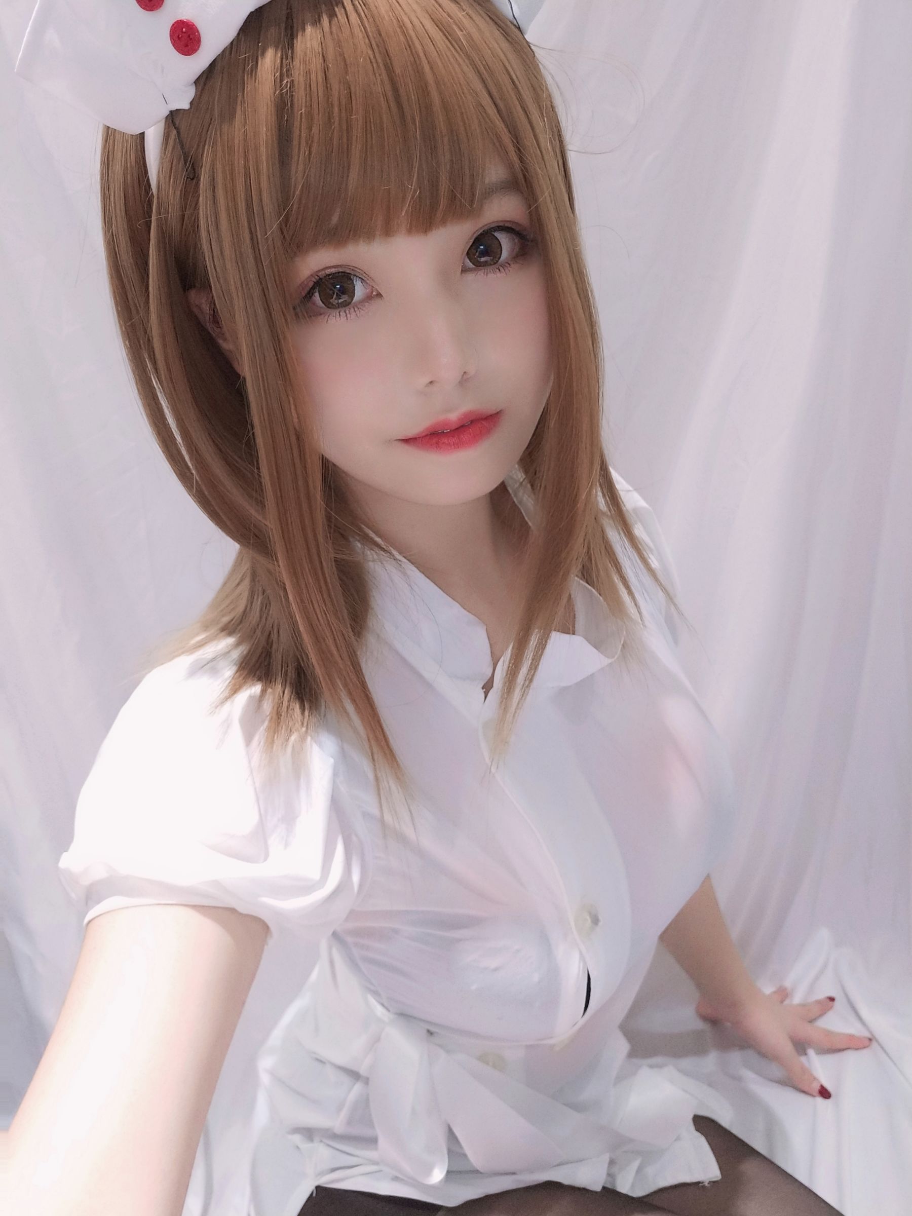 萌系小姐姐蜜汁猫裘 - 小护士-图9