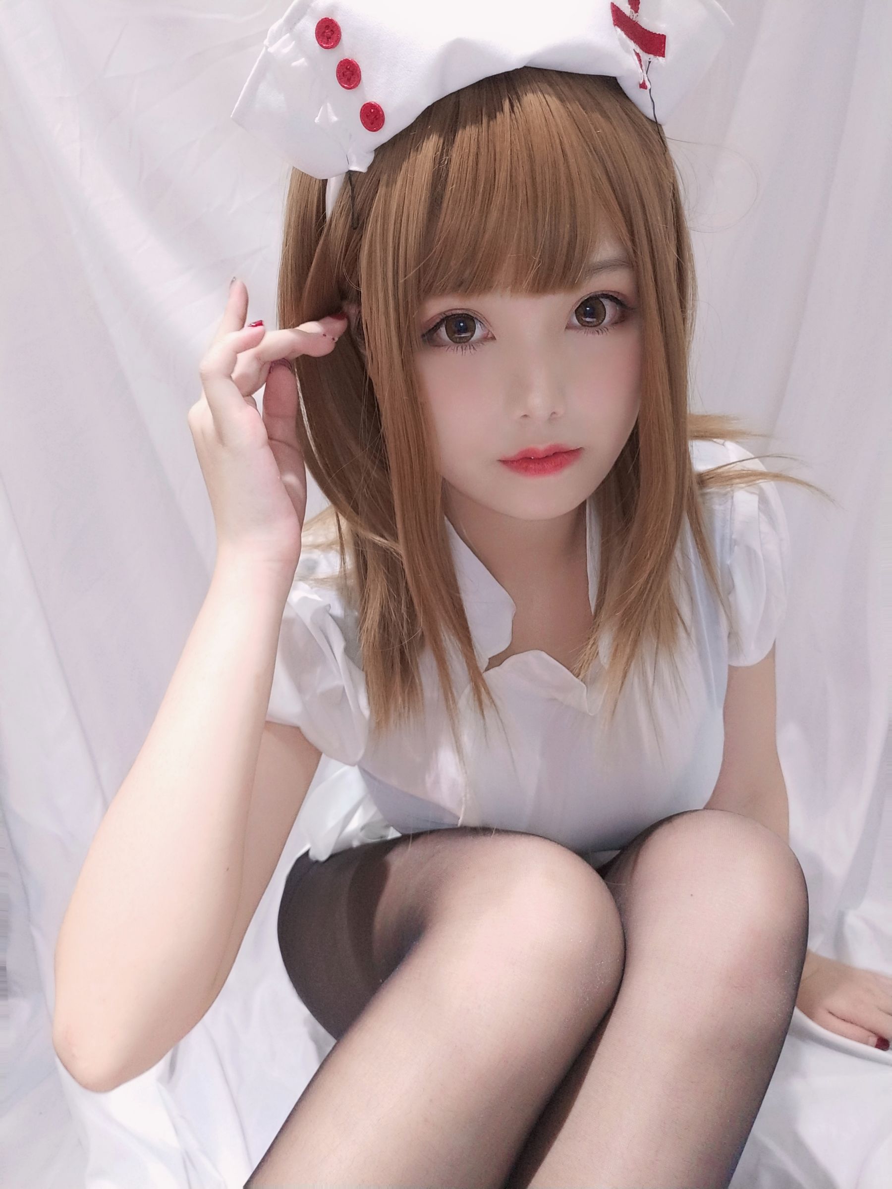 萌系小姐姐蜜汁猫裘 - 小护士-图12