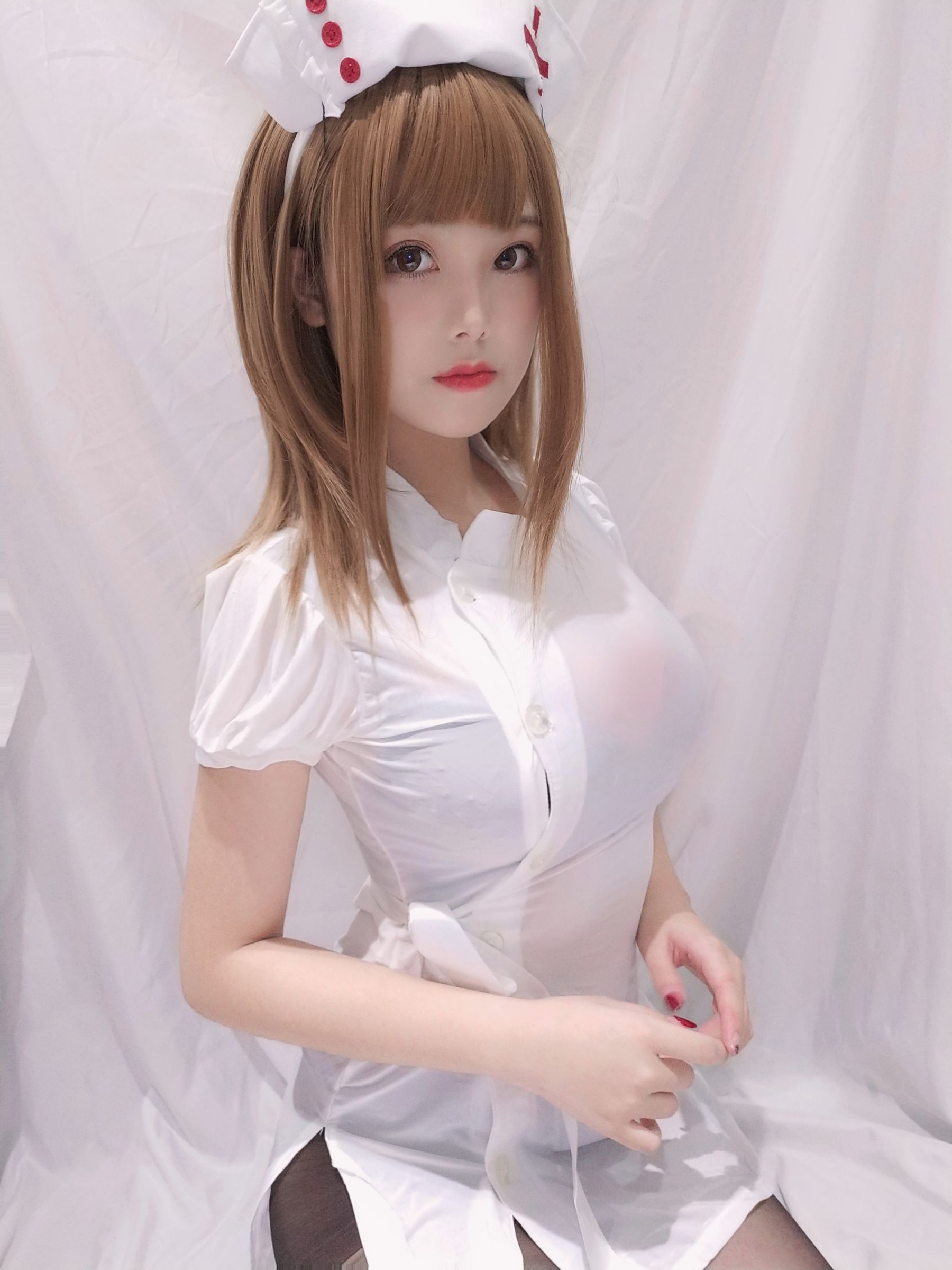 萌系小姐姐蜜汁猫裘 - 小护士-图37